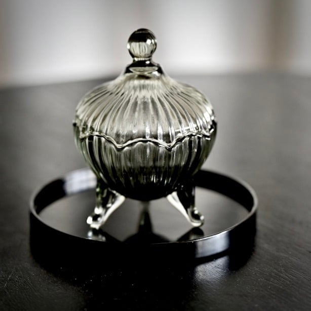 50544】昭和のガラス ボンボニエール / Glass Bonbonniere / Showa Era