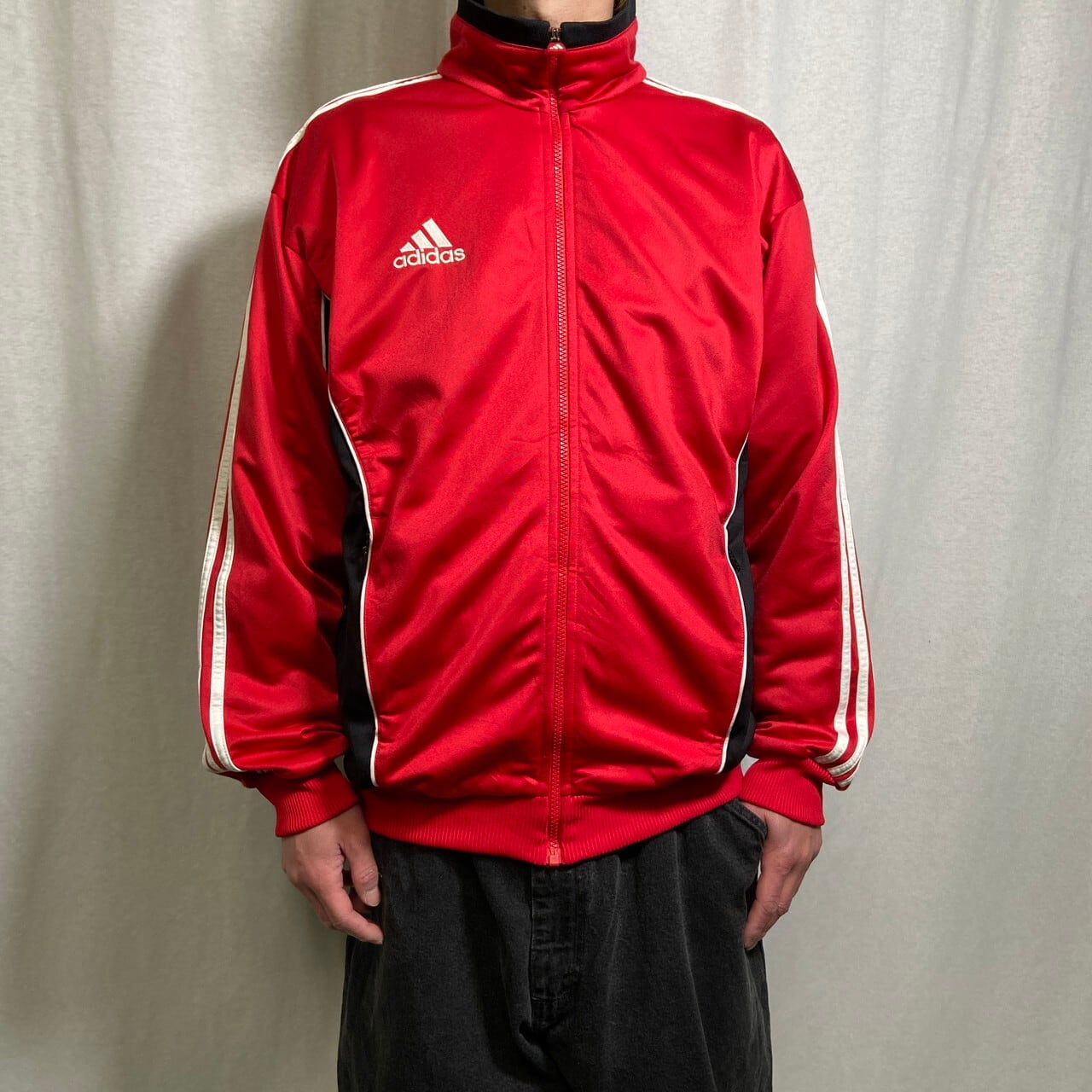 90年代 adidas アディダス トラックジャケット ジャージ メンズL 古着