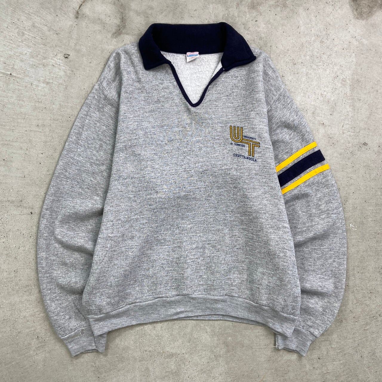 70年代 USA製 バータグ Champion チャンピオン スキッパースウェット