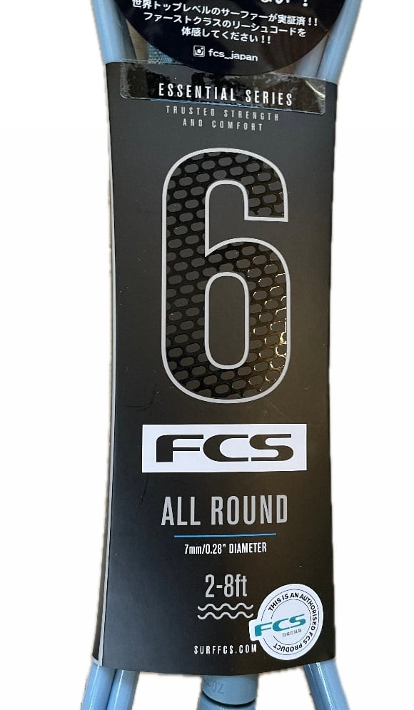 FCS6ALLROUND ESSENTIALリーシュTranquil Blue | KAISERS SURF