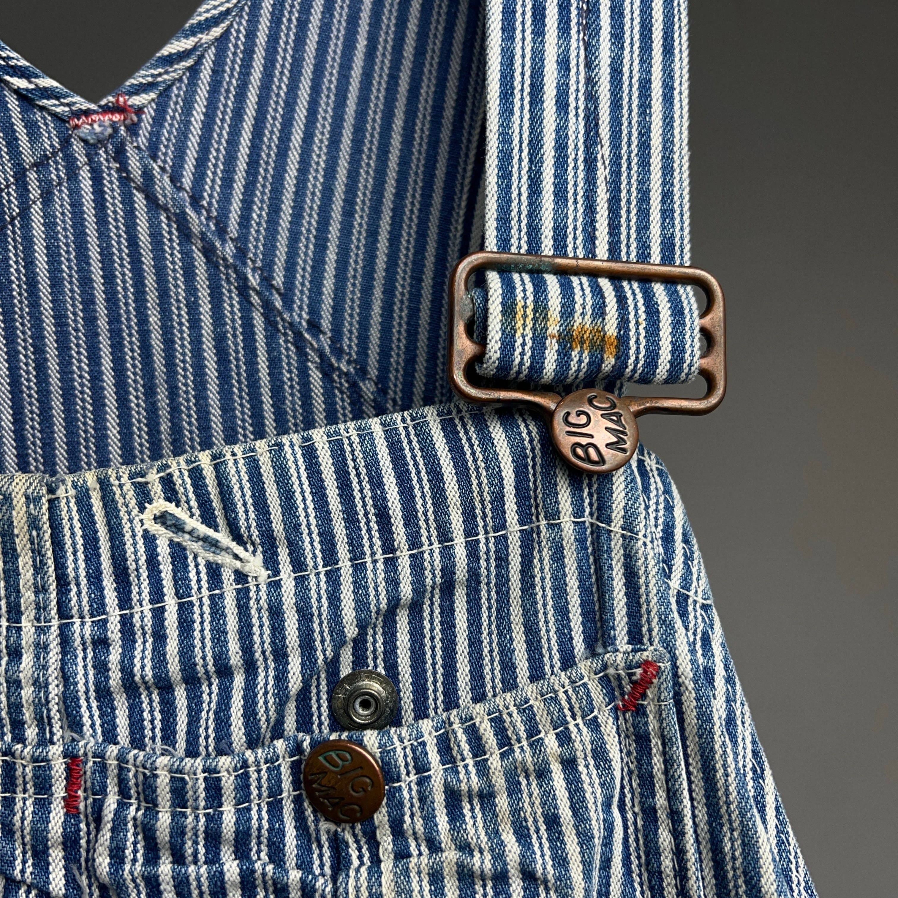 1970's BIG MAC Hickory Stripe Overall 70年代 ビッグマック