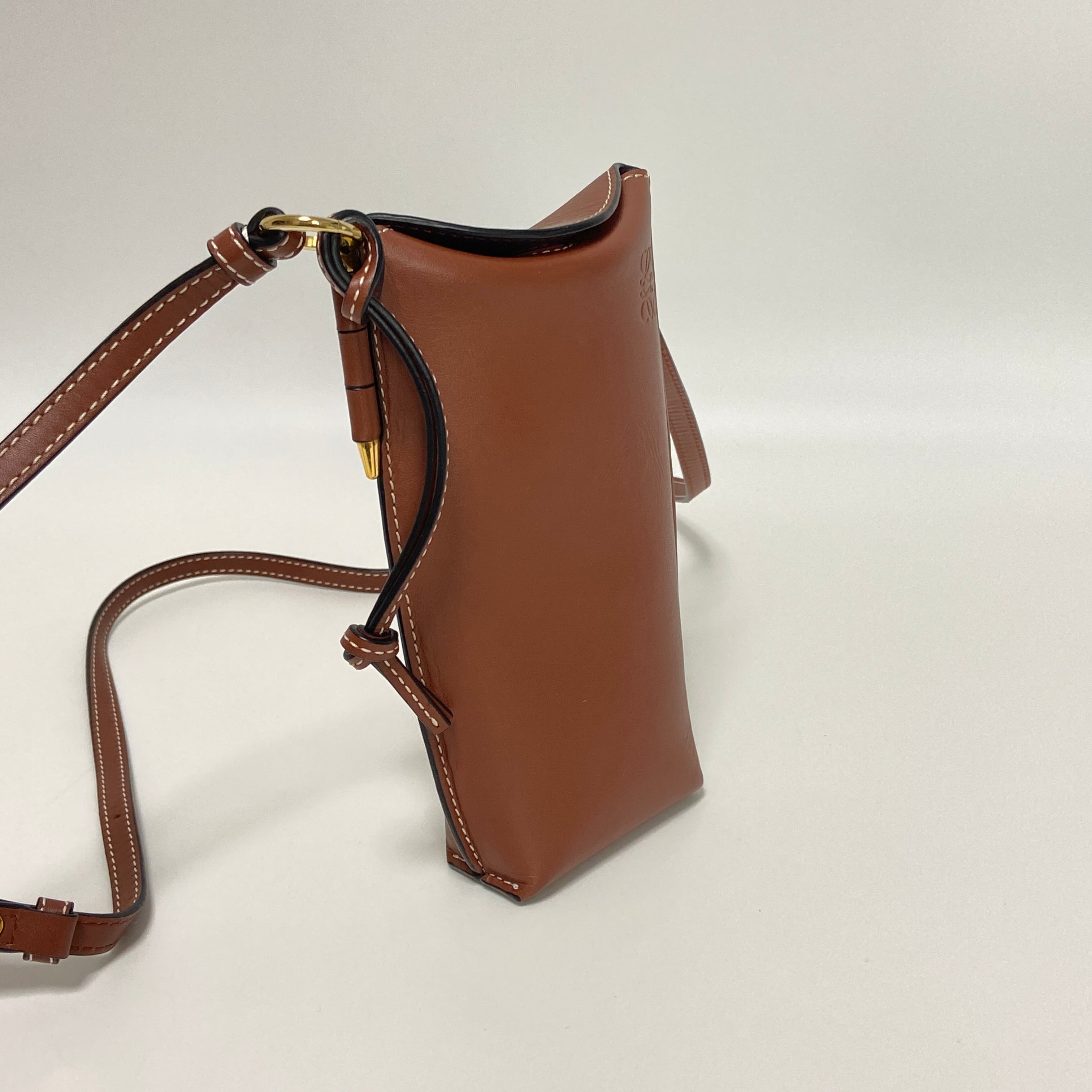 LOEWE ロエベ ゲートポケット ショルダーバッグ ブラウン 12013-202311