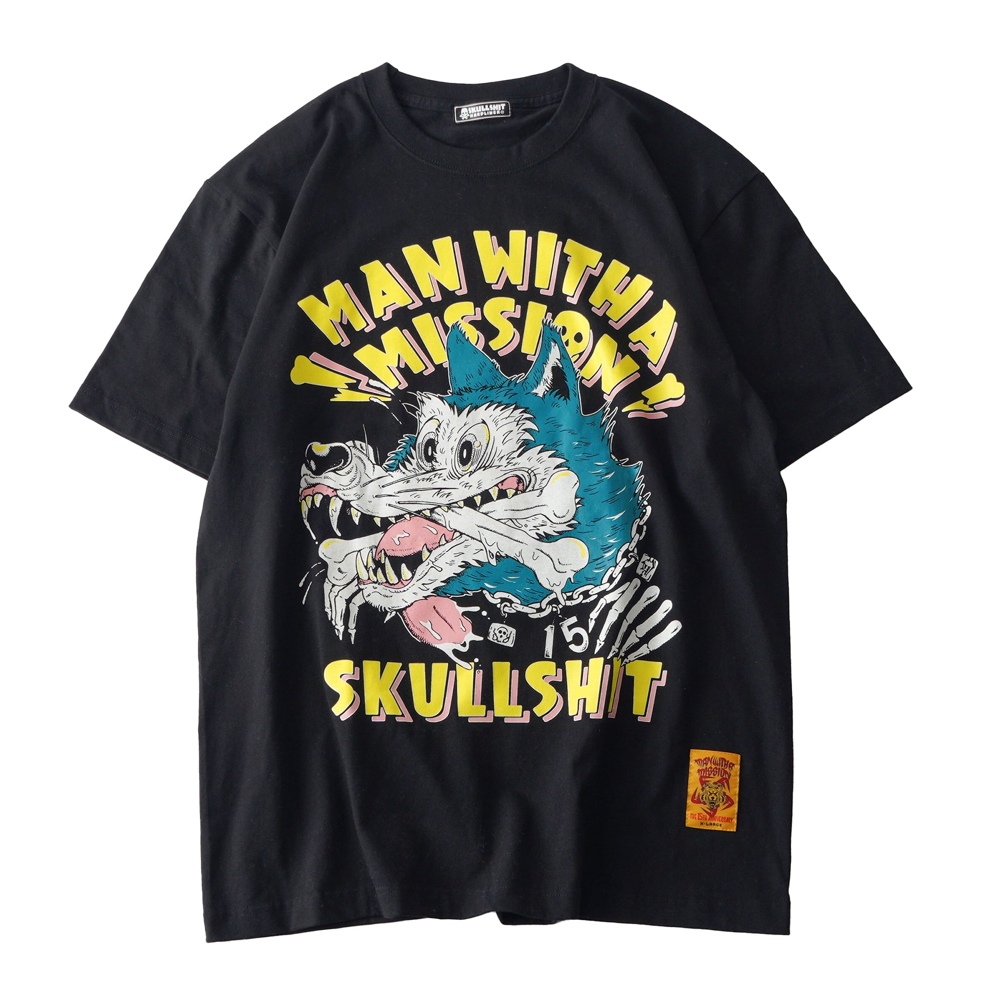MAN WITH A MISSION × SKULLSHIT 15th AnniversaryコラボTシャツ