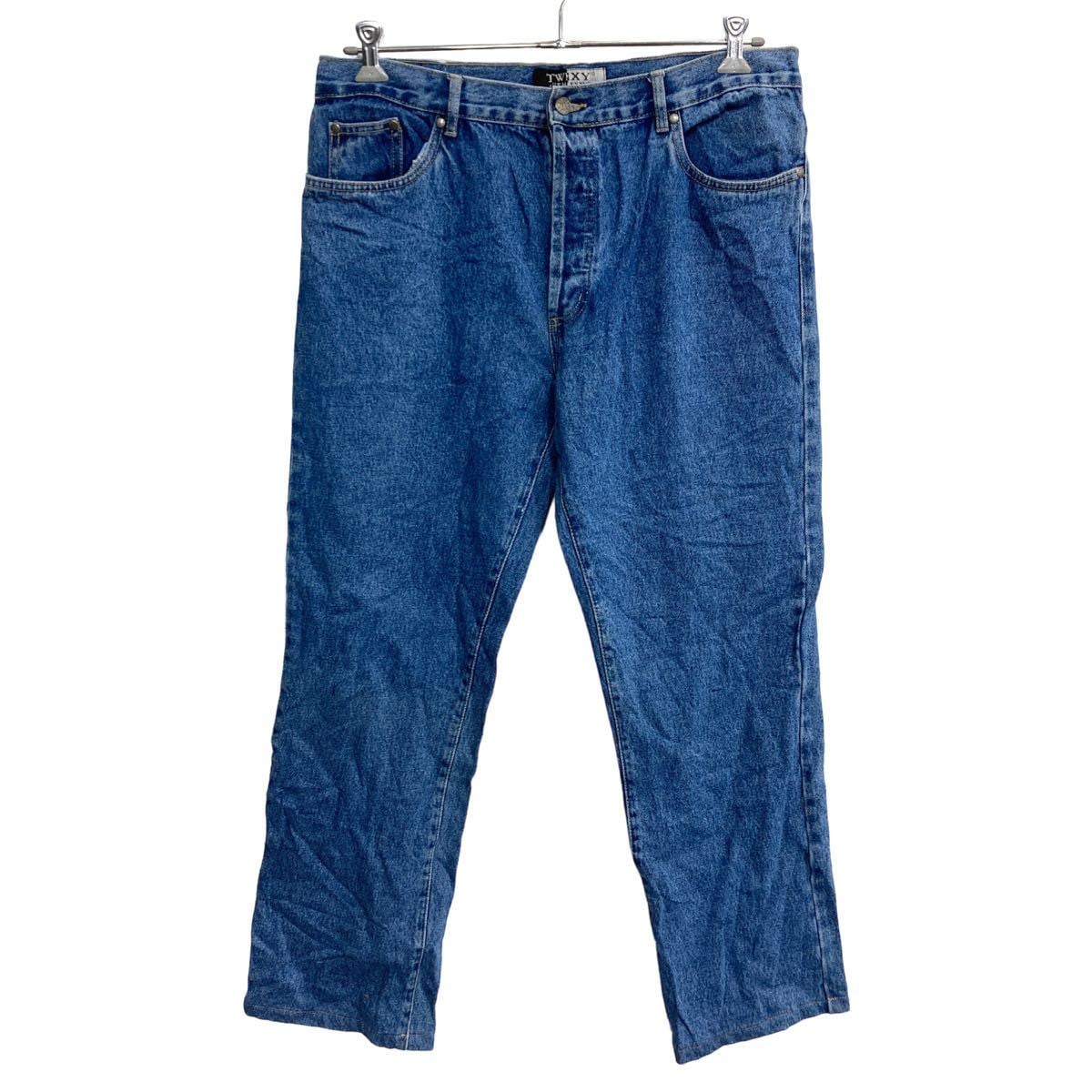 TWIXY デニムパンツ W36 ビッグサイズ ブルー 古着卸 アメリカ仕入