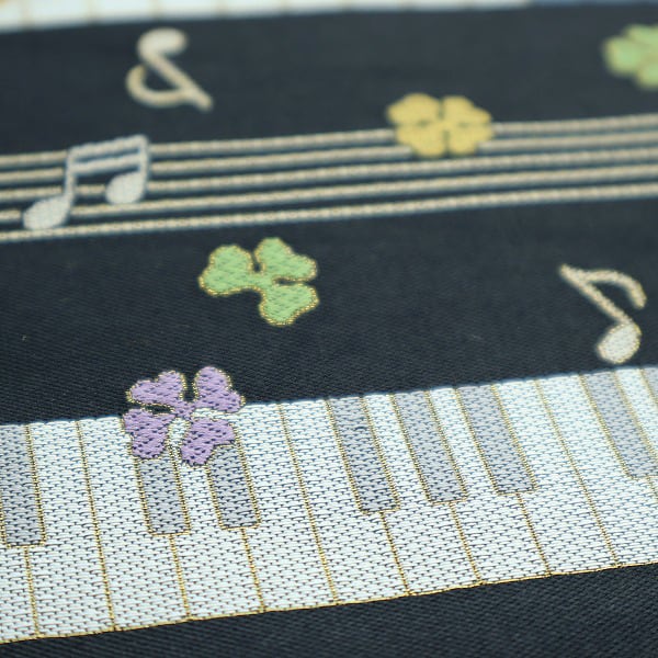 名門【小森草木染工房】 草木染【本場筑前博多織】 全通＆リバーシブル