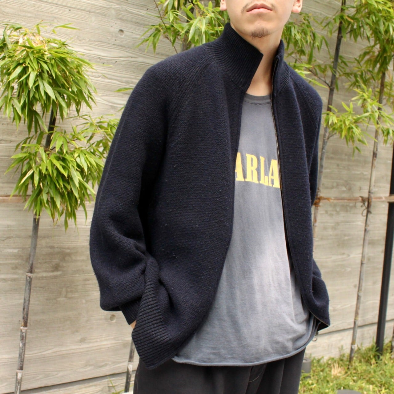 90s Salvadore Ferragamo Wool×Cashmere Drivers Knit ITALY製 | VOLAR
