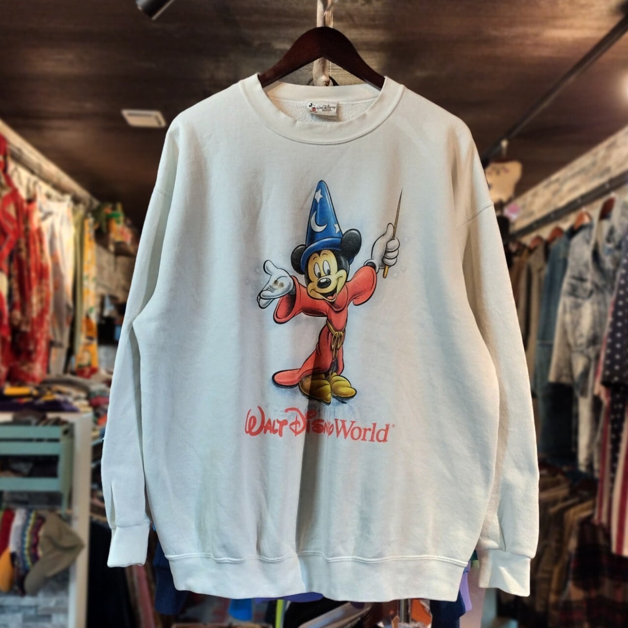 90s Walt Disney World ディズニー ファンタジア ミッキー スウェット
