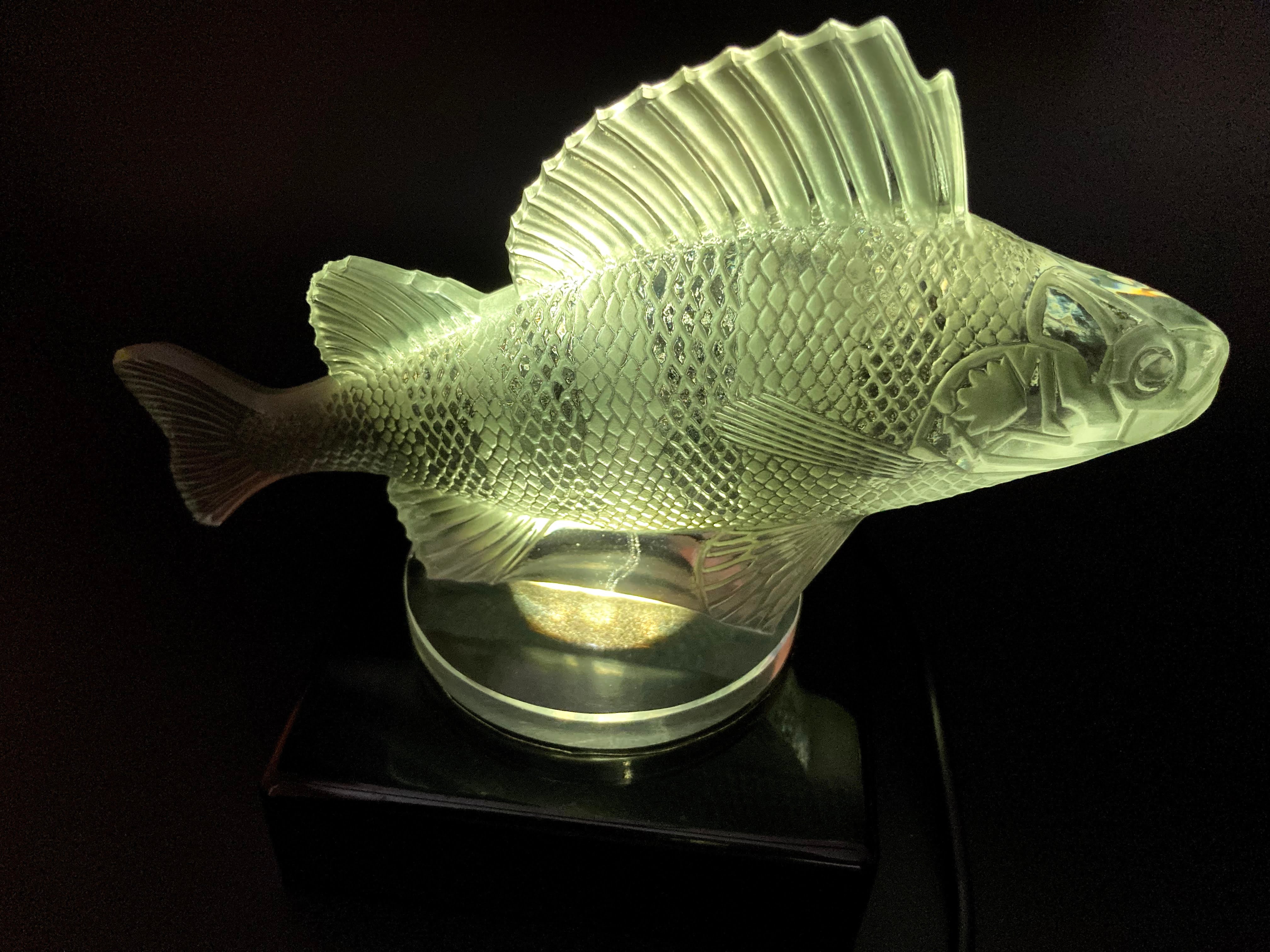 ルネ・ラリック R.LALIQUE 「Perche」 ペルシュ 魚 カーマスコット