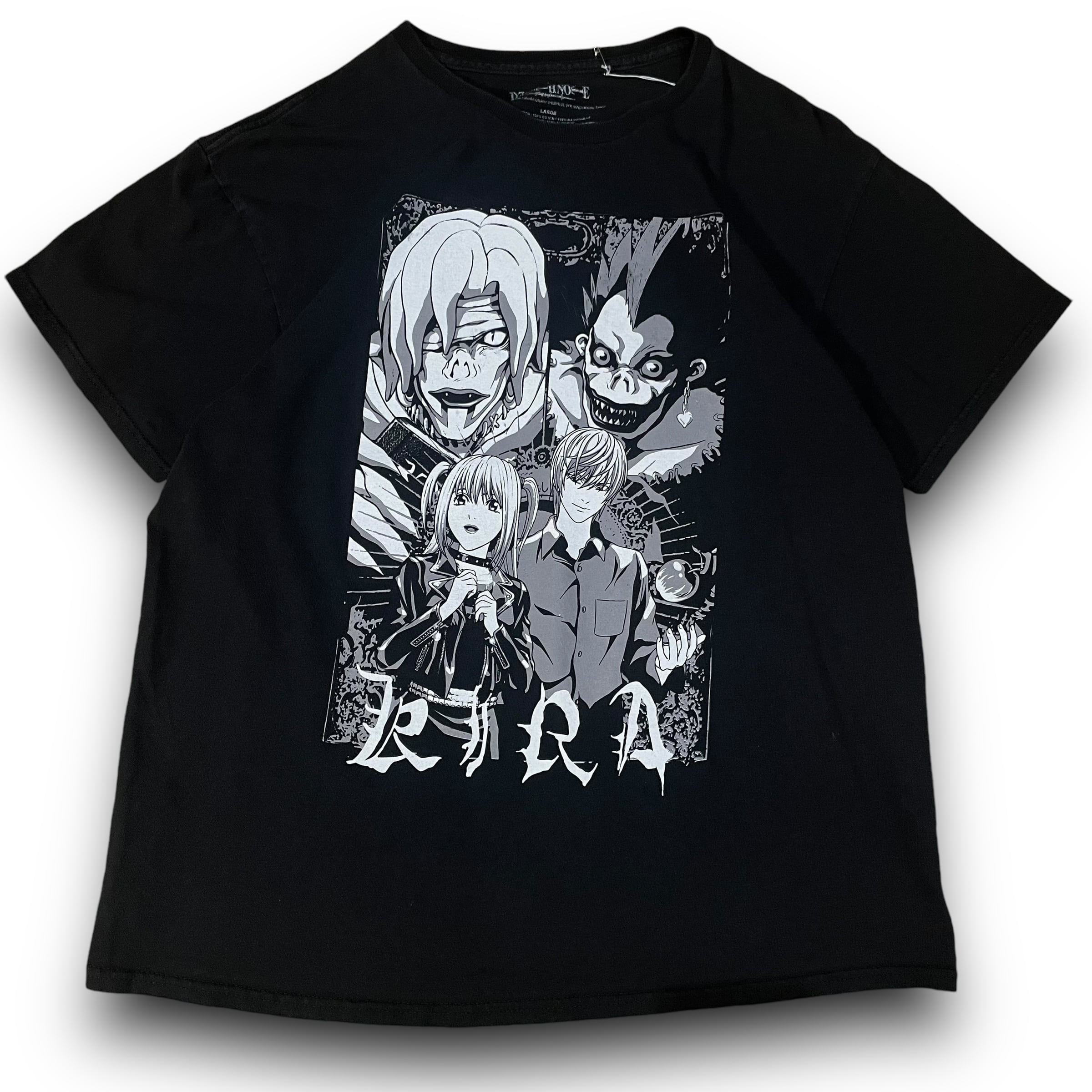 L】DEATHNOTE デスノート 夜神月 リューク ミサミサ アニメTシャツ