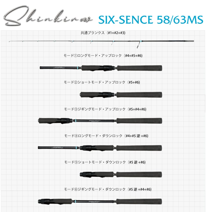 Shinkirow SIX-SENCE 58/63MS | Monster Kiss Official Online Store