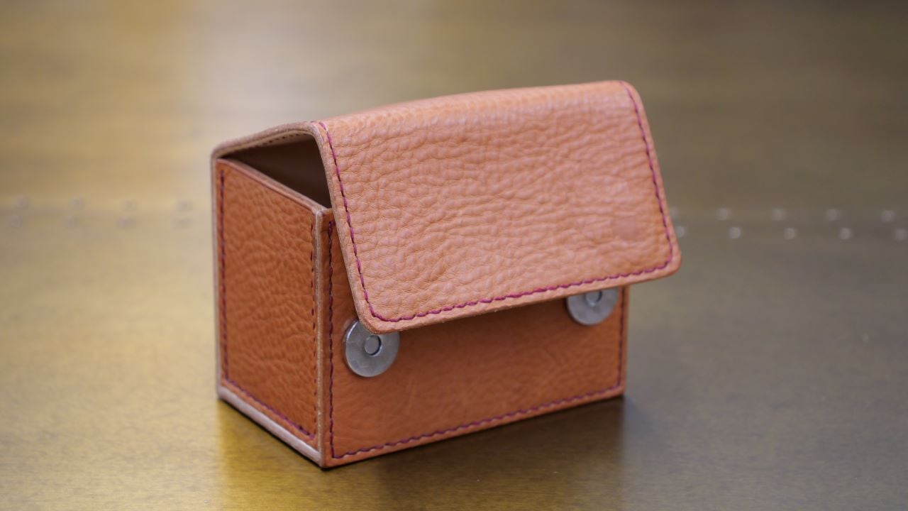 本革製プレミアムデッキケース（ORANGE） | ハッピー商店