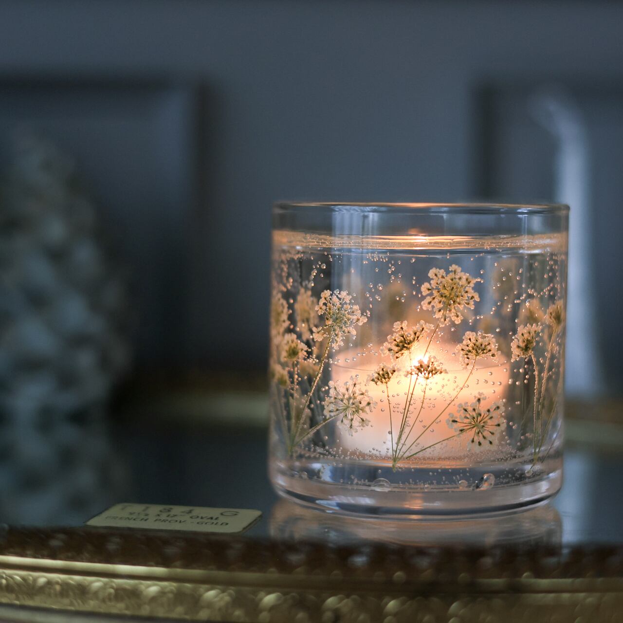 レースフラワーのキャンドルホルダー | atelier CREA