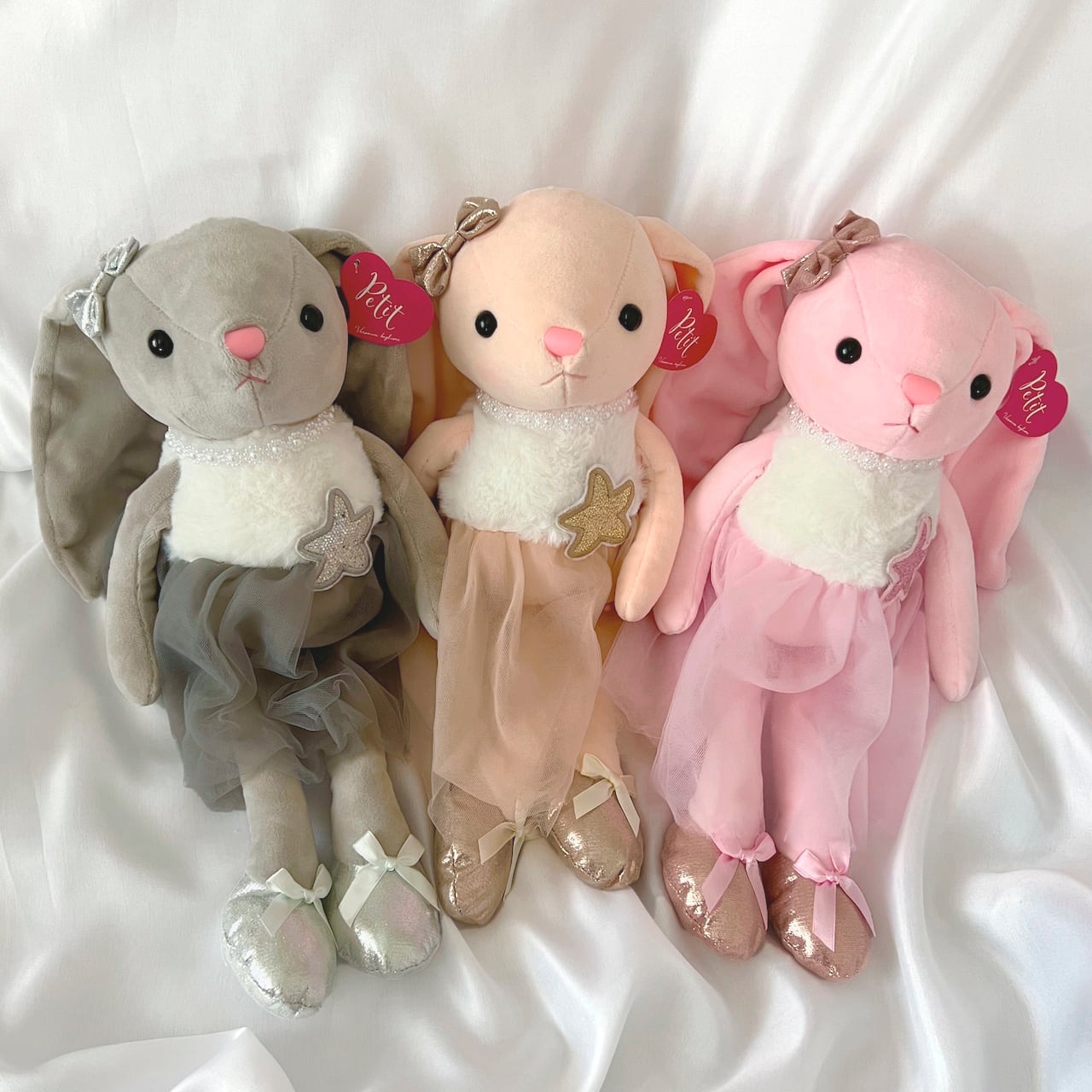 バレエ衣装のうさぎのぬいぐるみ【NU01】 - バレエデザインショップ