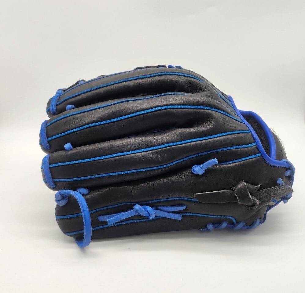 現品限り GECKO ブラック×ブルー 外野手用 12.75インチ 平裏ブラック