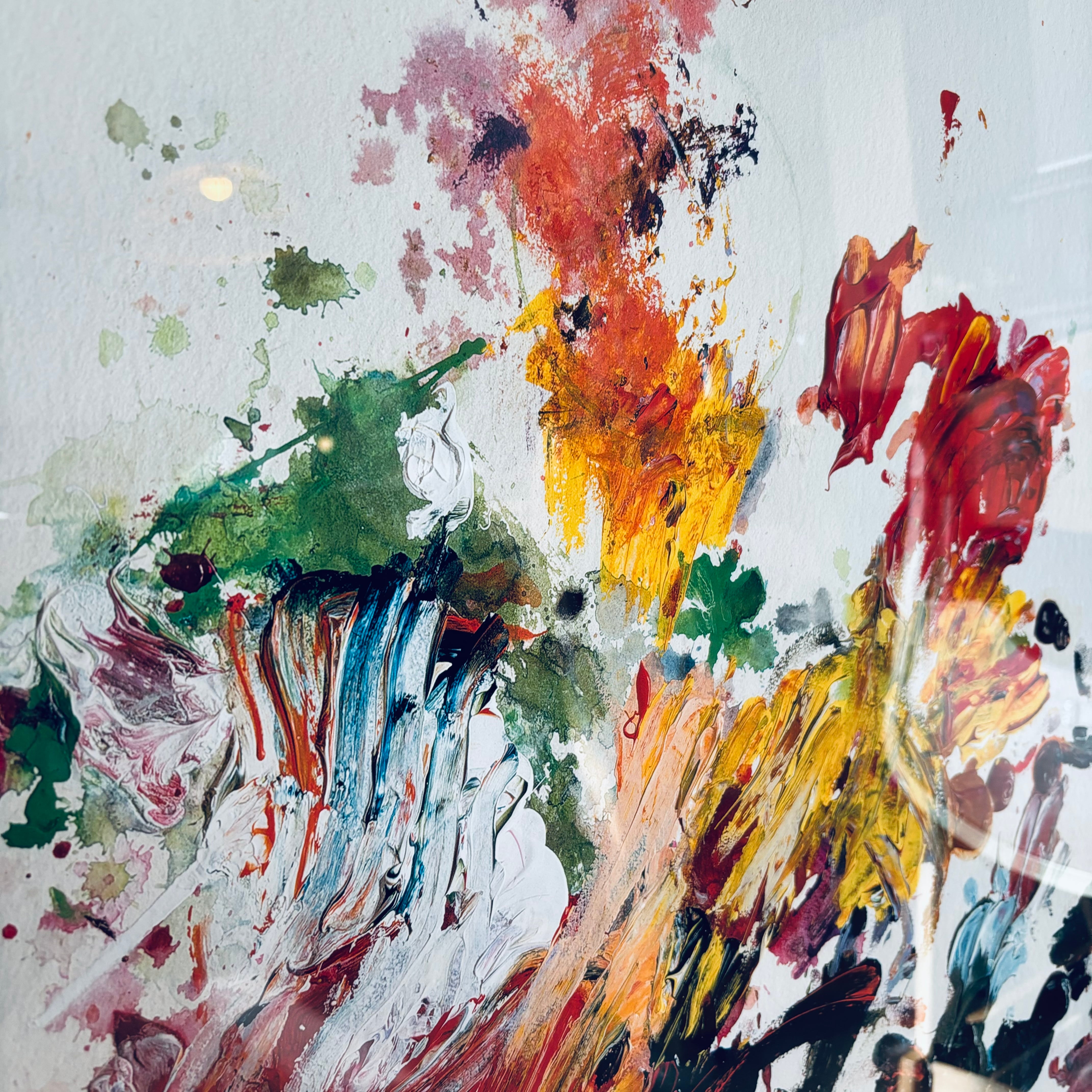 スウェーデン限定 特注額装付き 画家『サイ・トゥオンブリー Cy