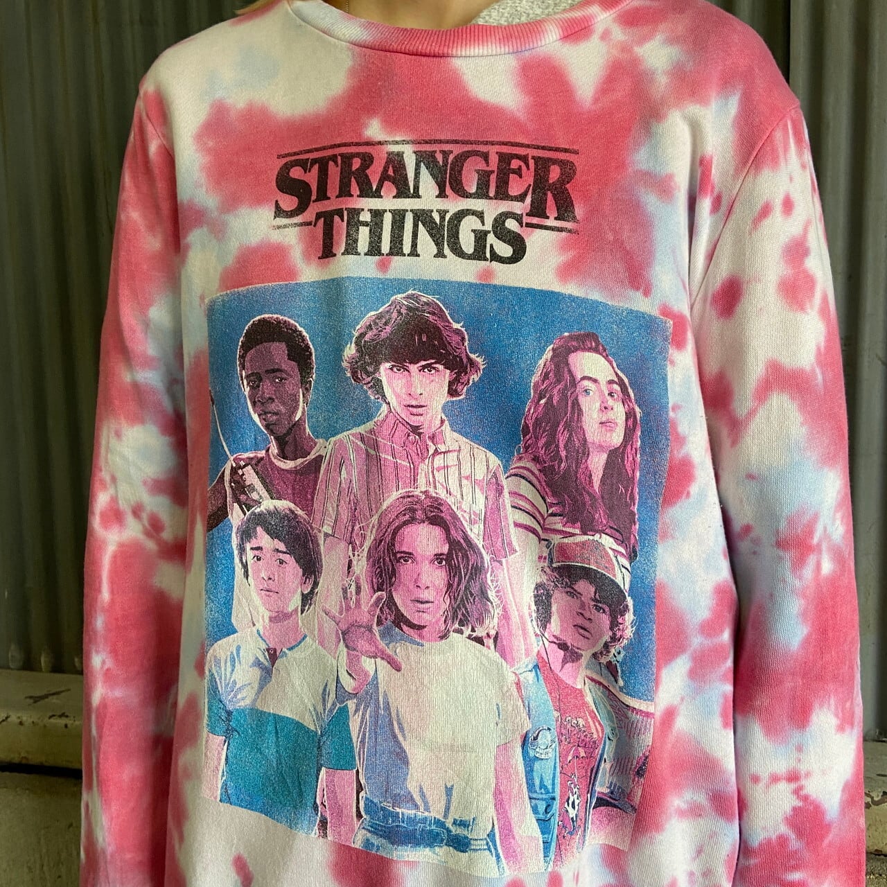 STRANGER THINGS ストレンジャーシングス タイダイ プリント