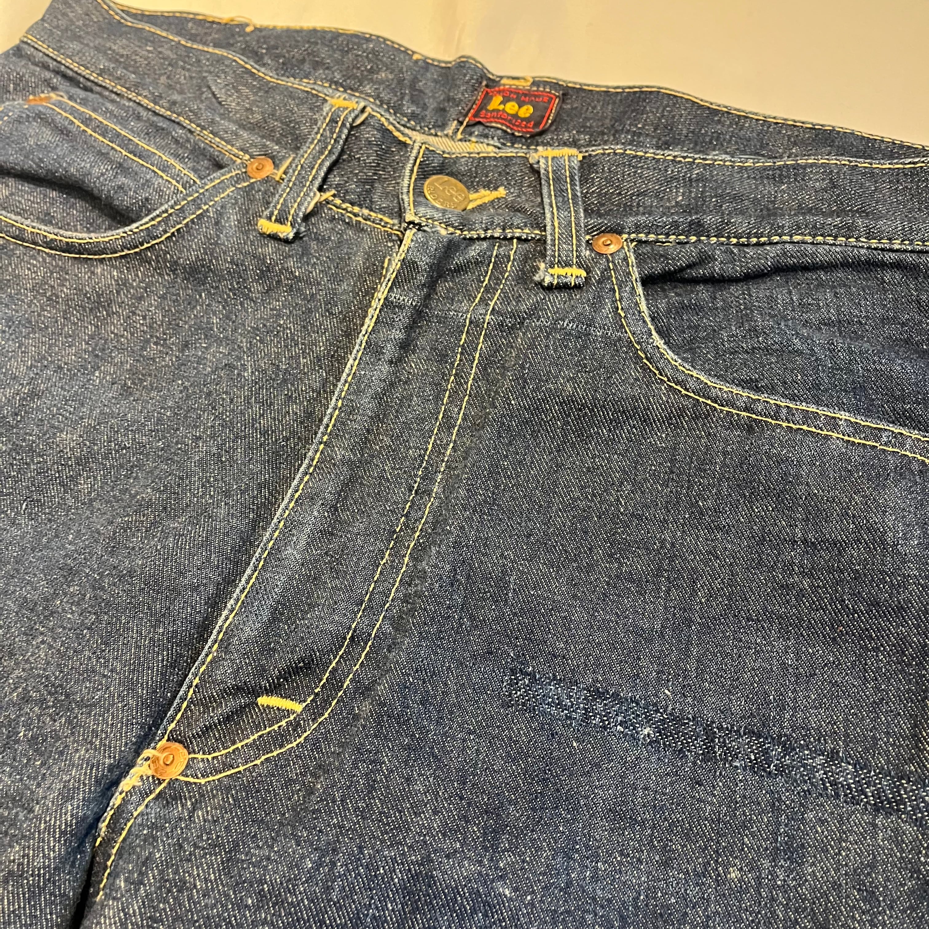 Lee 101z センター赤タグ 40s 50s ヴィンテージ デニム リー | 旅する