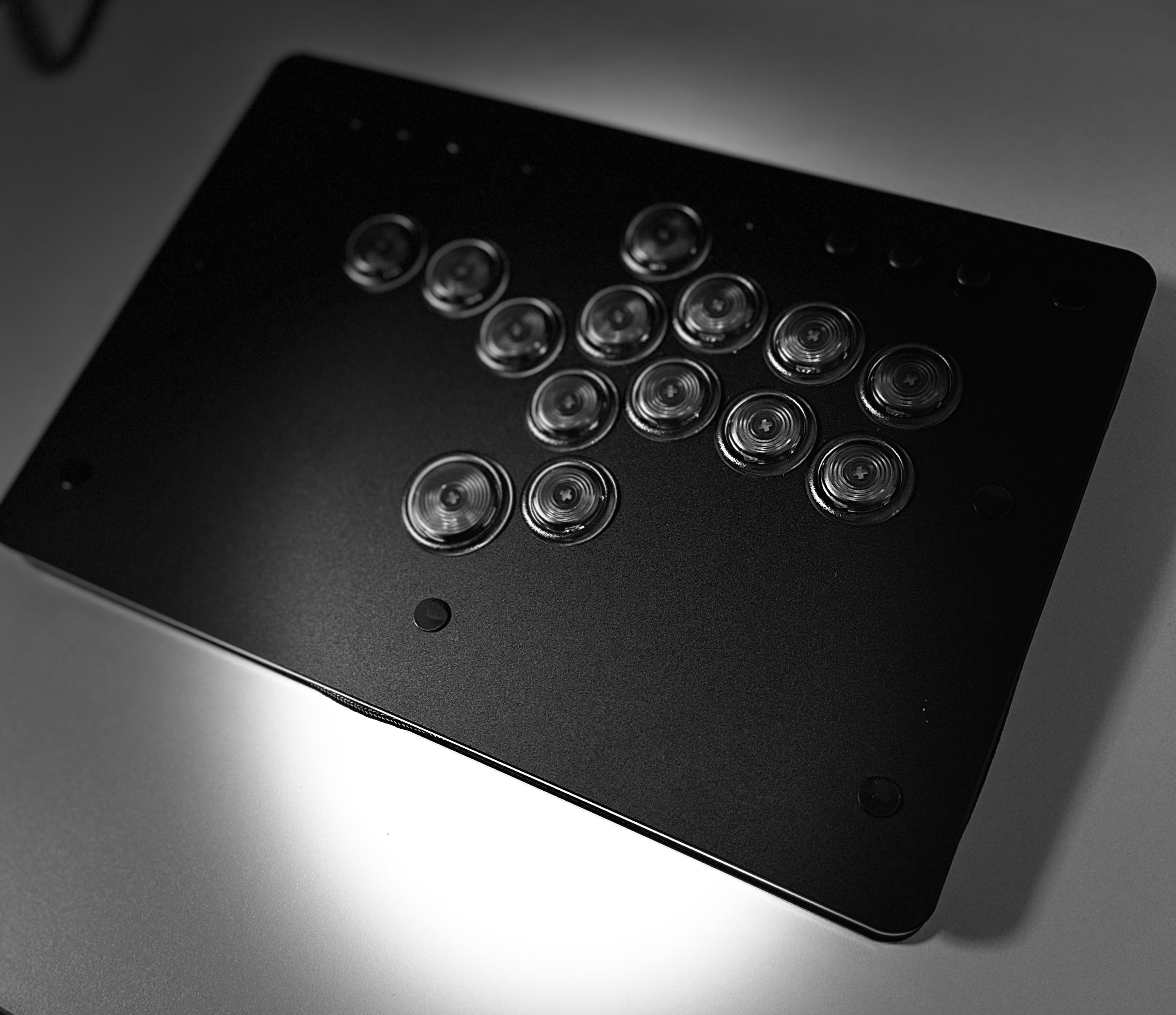 輸入新品】PUNK WORKSHOP MINI HITBOX Black レイアウトB レバーレス