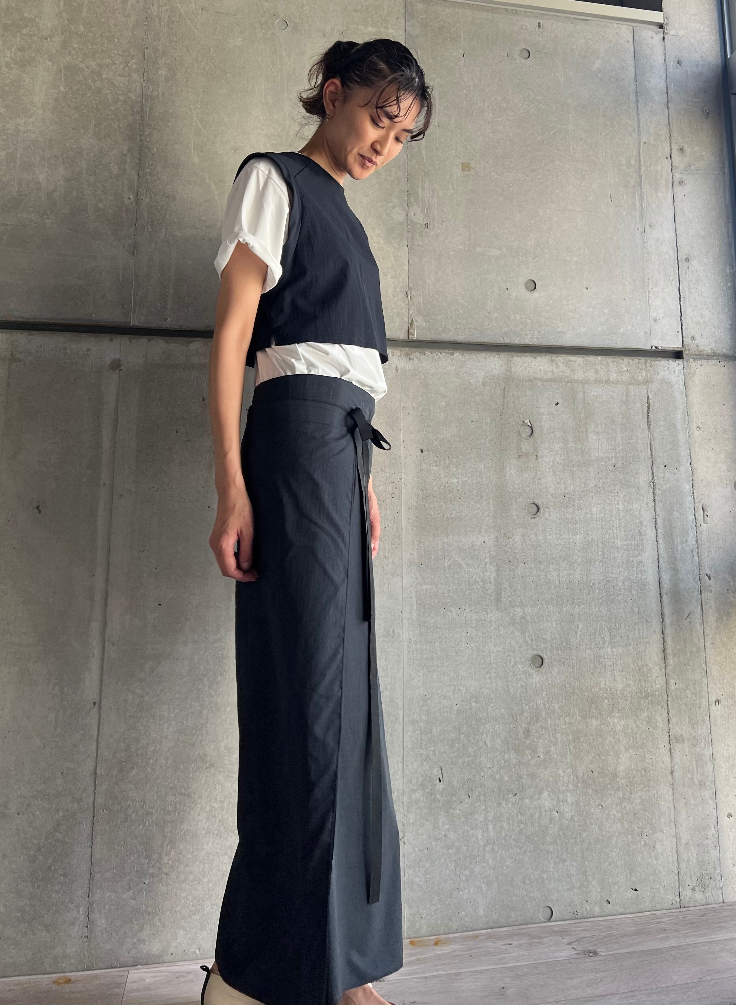 リバーシブル巻きスカート | PASMARQUE