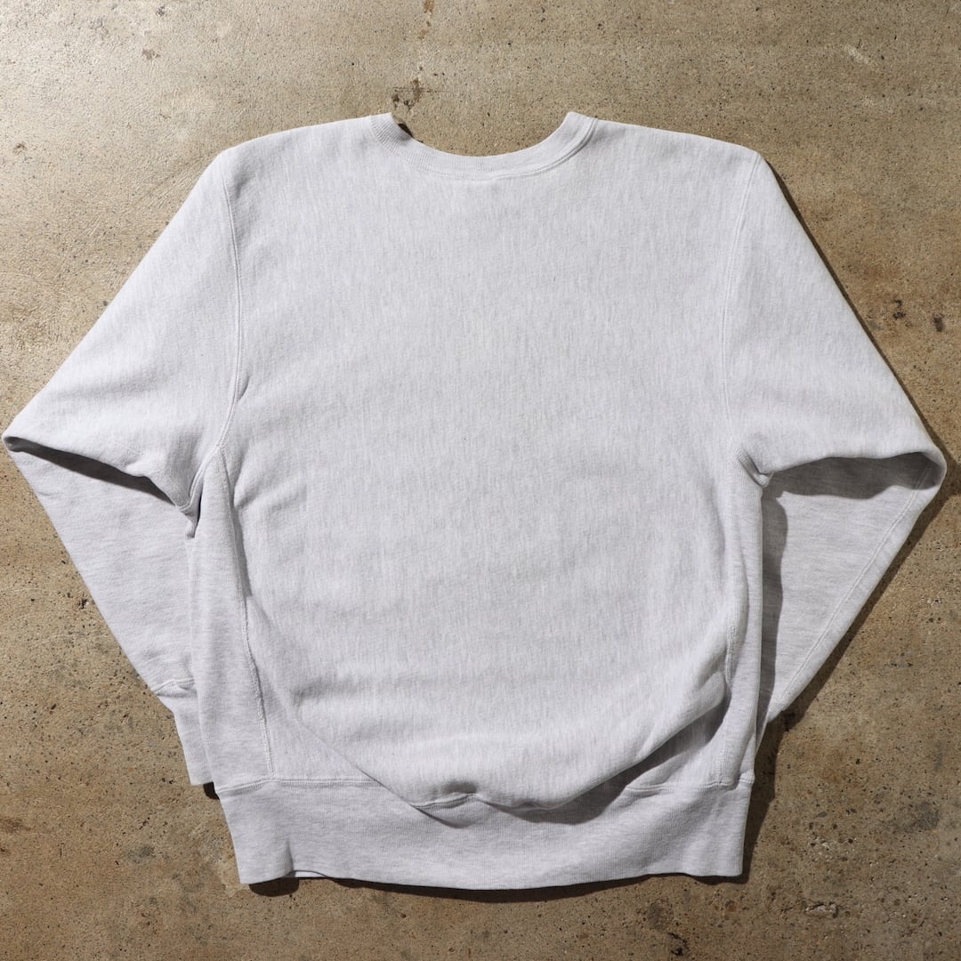 極美品 XL 90s リバースウィーブ ウイングフット スウェット グレー 緑