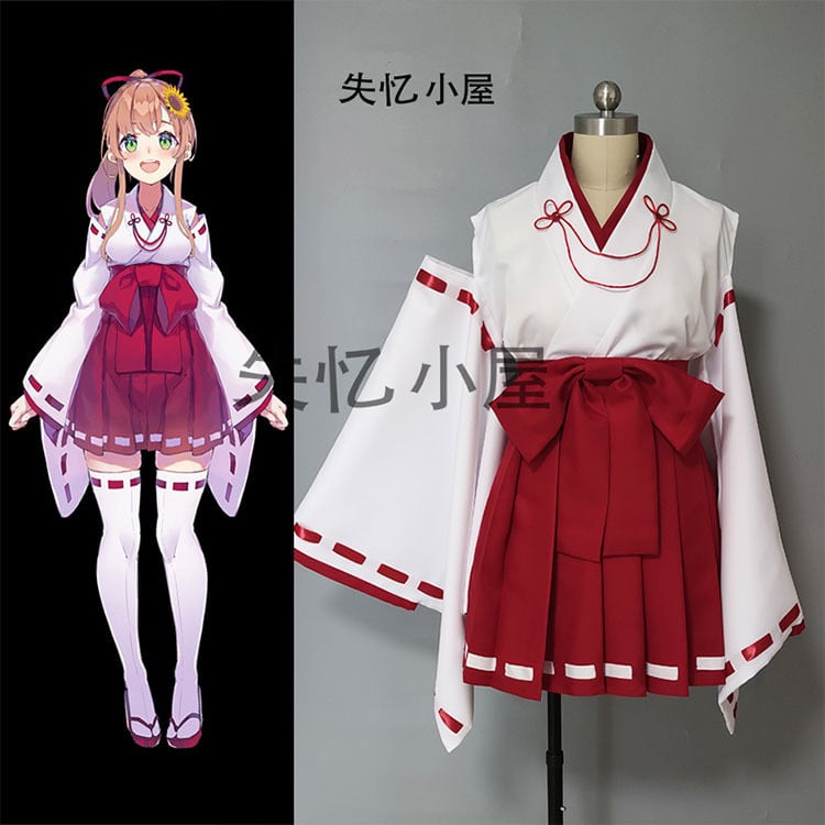 にじさんじ】本間ひまわり 巫女 コスプレ 衣装 高品質 vtuber | mimuhana