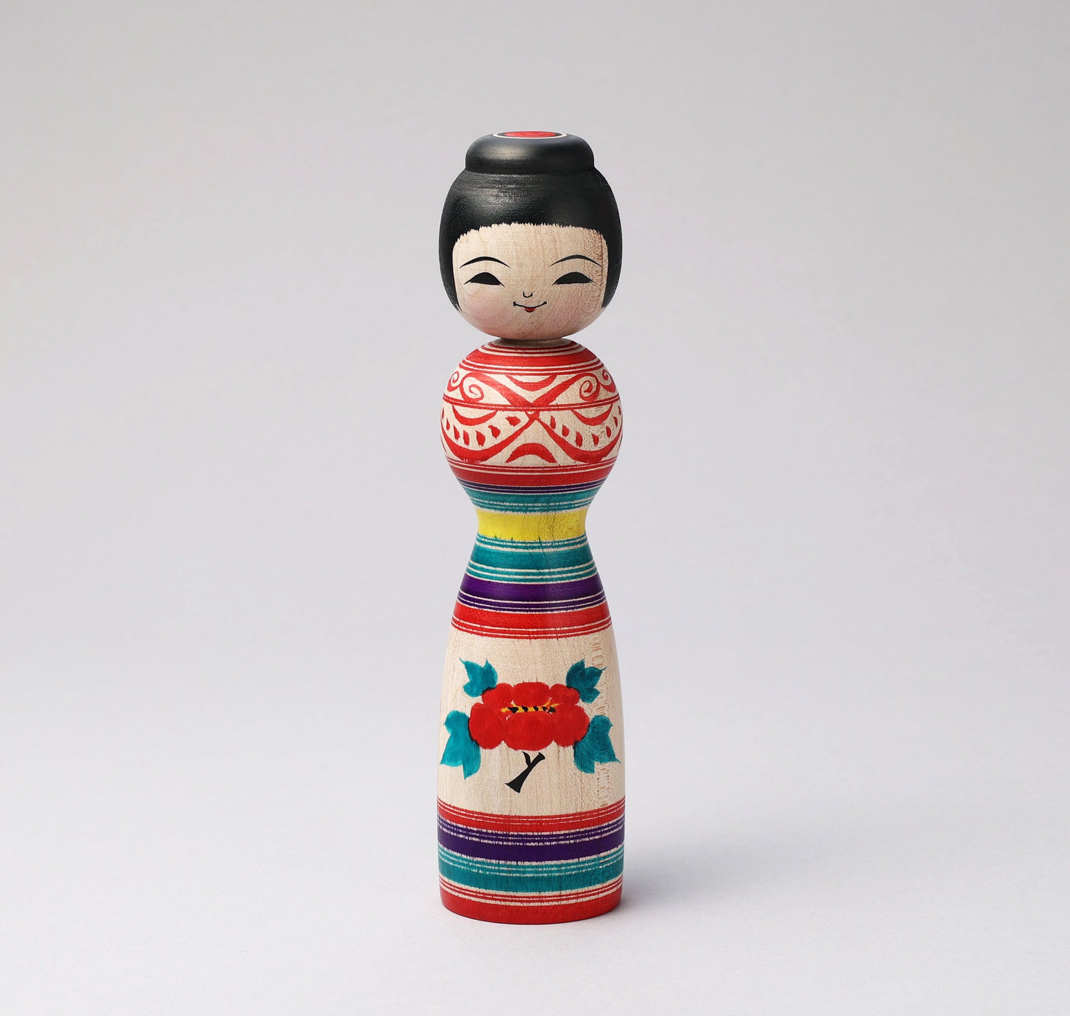 津軽こけし本人型 Tsugaru kokeshi Honnin gata | 阿保正文工人 津軽系