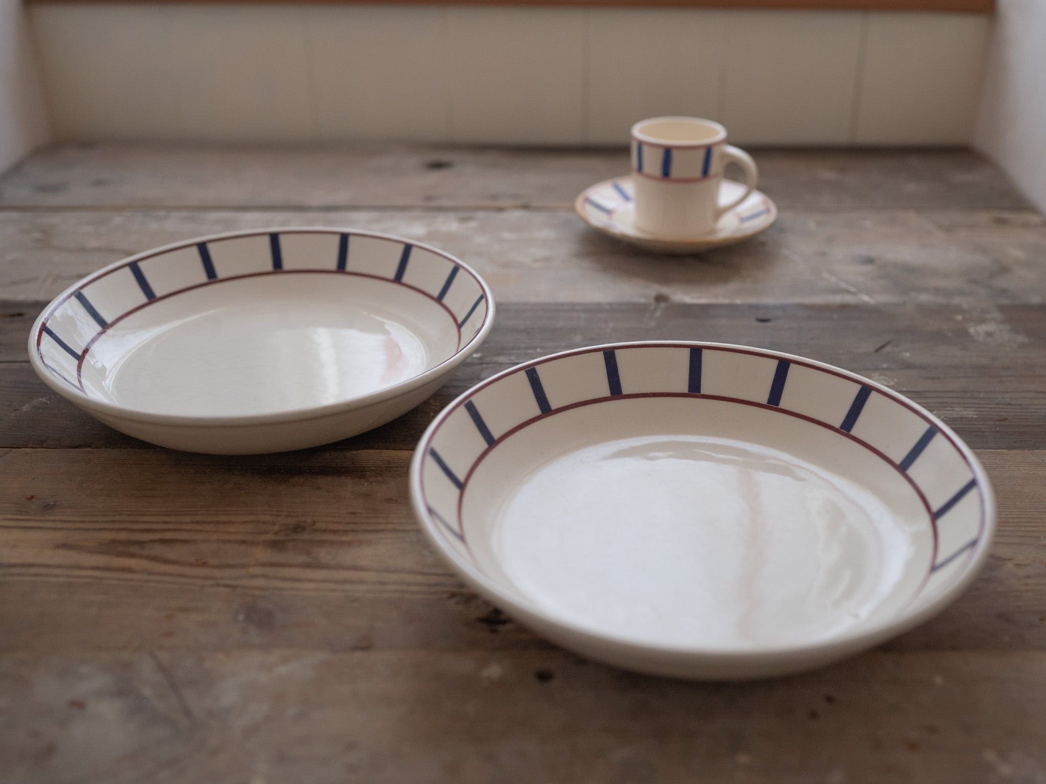 レアもの＊バスク柄のアンティークプレートB | Petite Clé