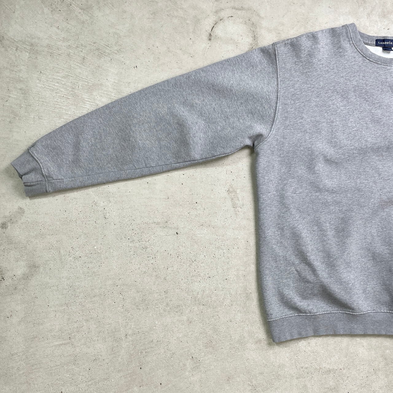 LANDS' END ランズエンド 企業ロゴ刺繍 スウェットシャツ メンズL 古着