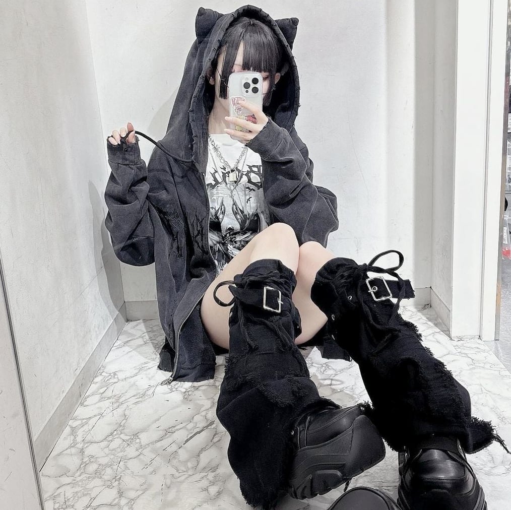 ベルトダメージクロス レッグウォーマー | VOLCAN&APHRODITE