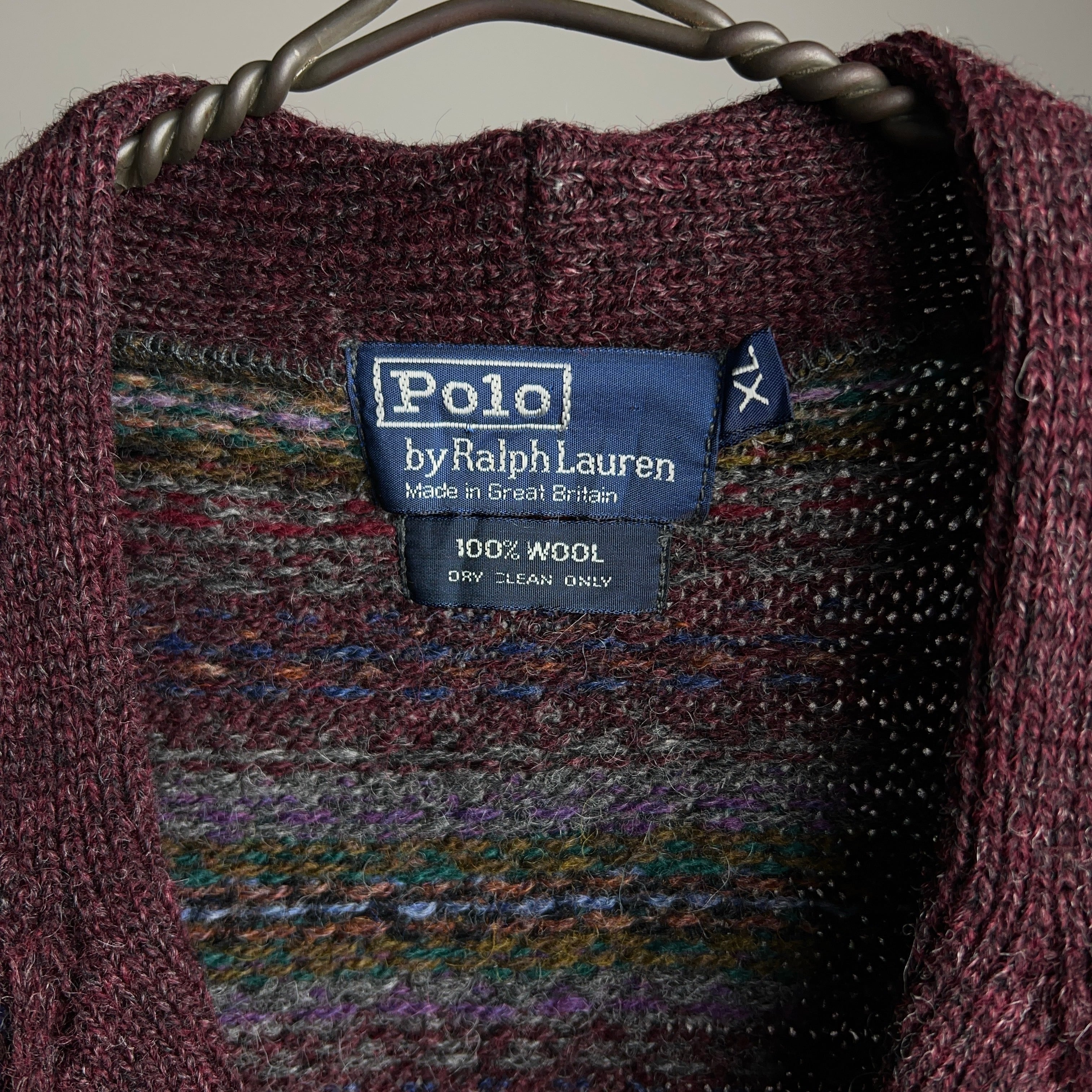 90's Polo by Ralph Lauren Knit Vest SIZE XL 90年代 ポロラルフ
