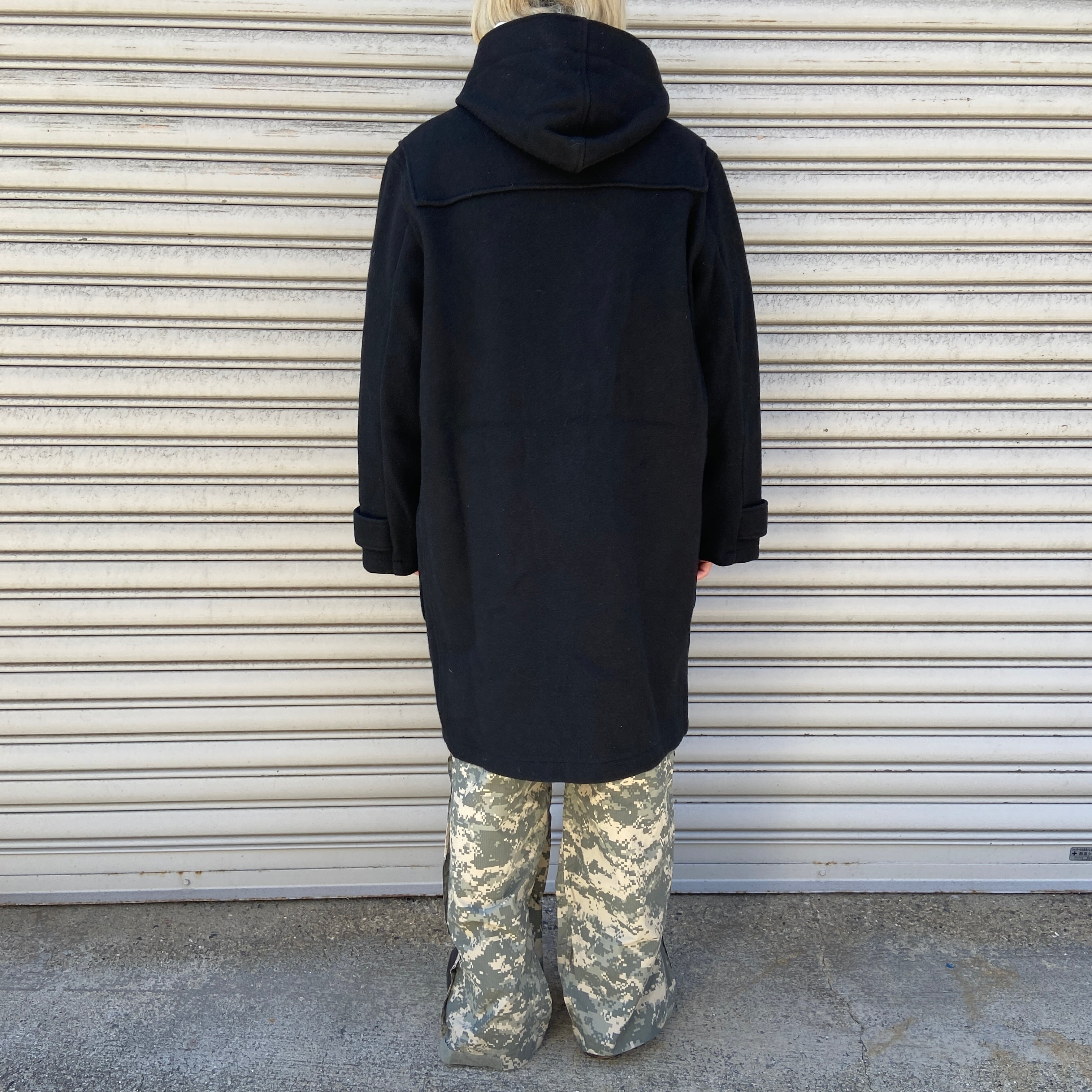 USA製 Schott N.Y.C ダッフルコート ファイヤーマン ブラック L | 古着