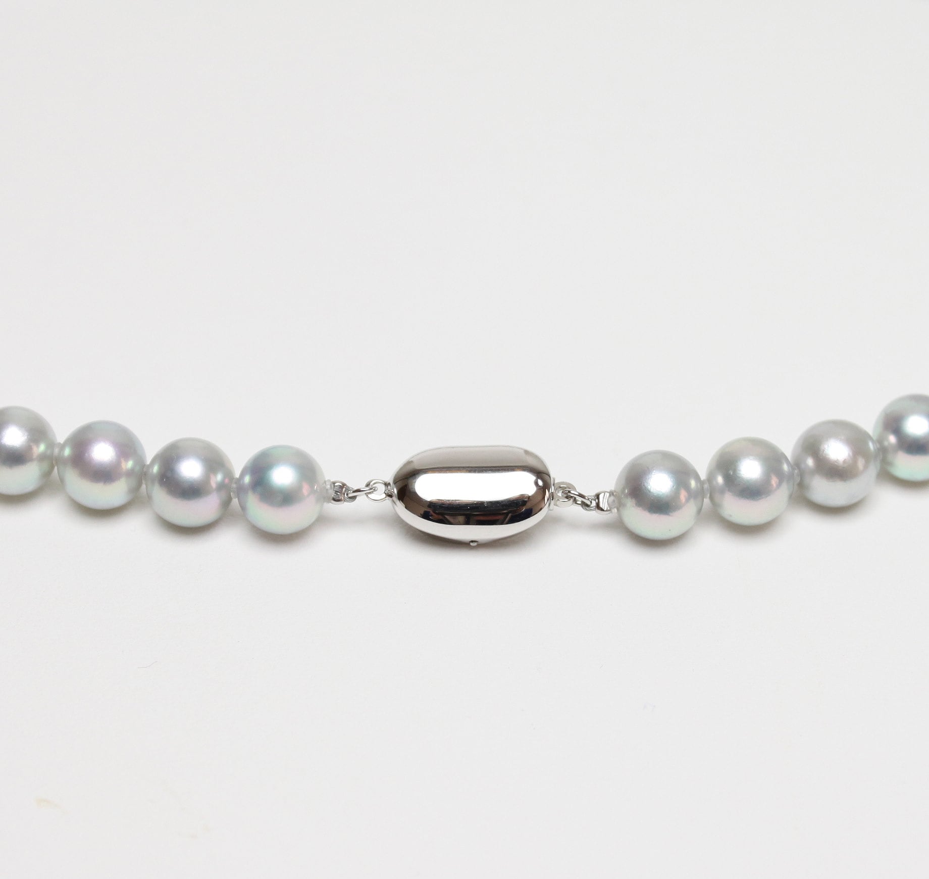 8-8.5mm グレーアコヤ真珠ネックレス｜フォーマルにも日常にも｜本真珠