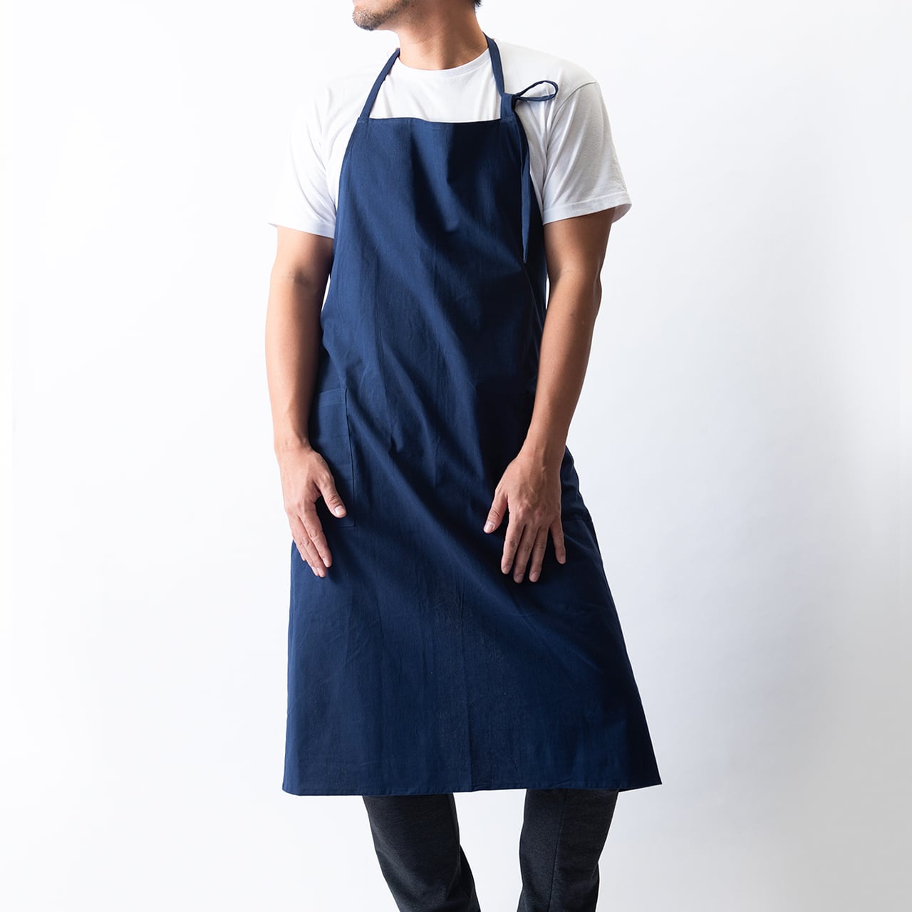 すらっとエプロン／ネイビー | Chapdaddy