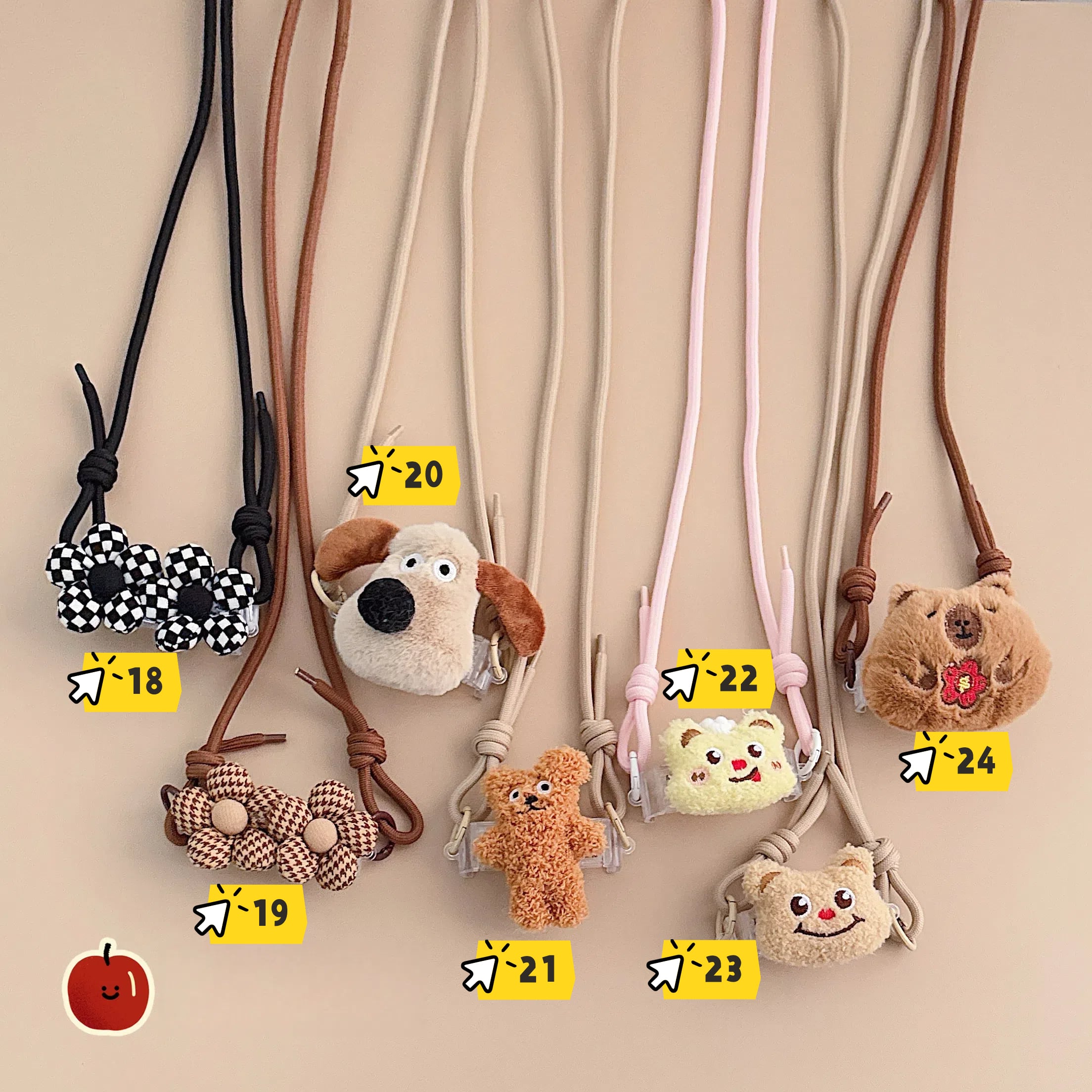 いらすとや ブラインドボックス スマホホルダー ストラップ 全4種 海外