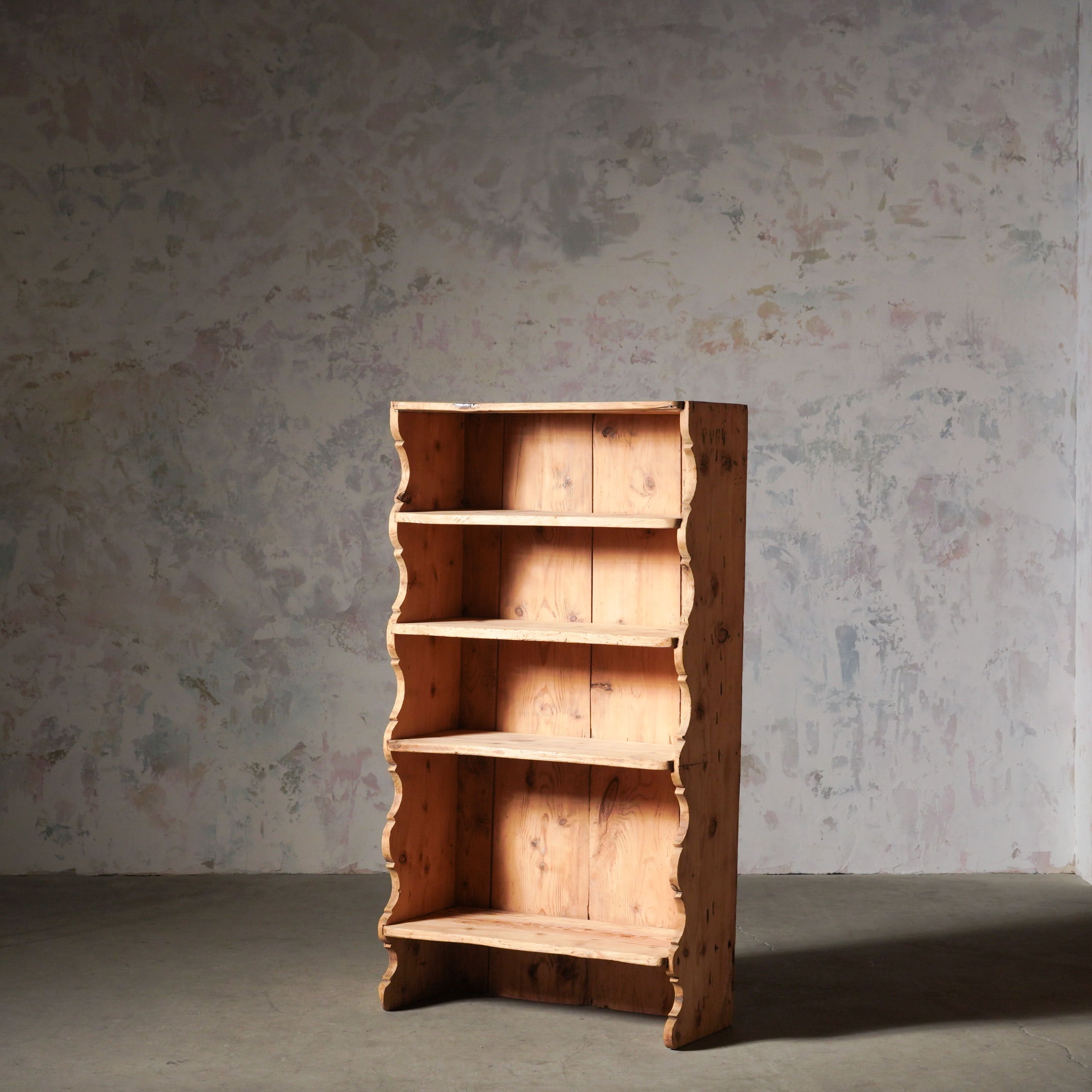 パインシェルフ/シェルフ/4段/フランス/1900年代/パイン材