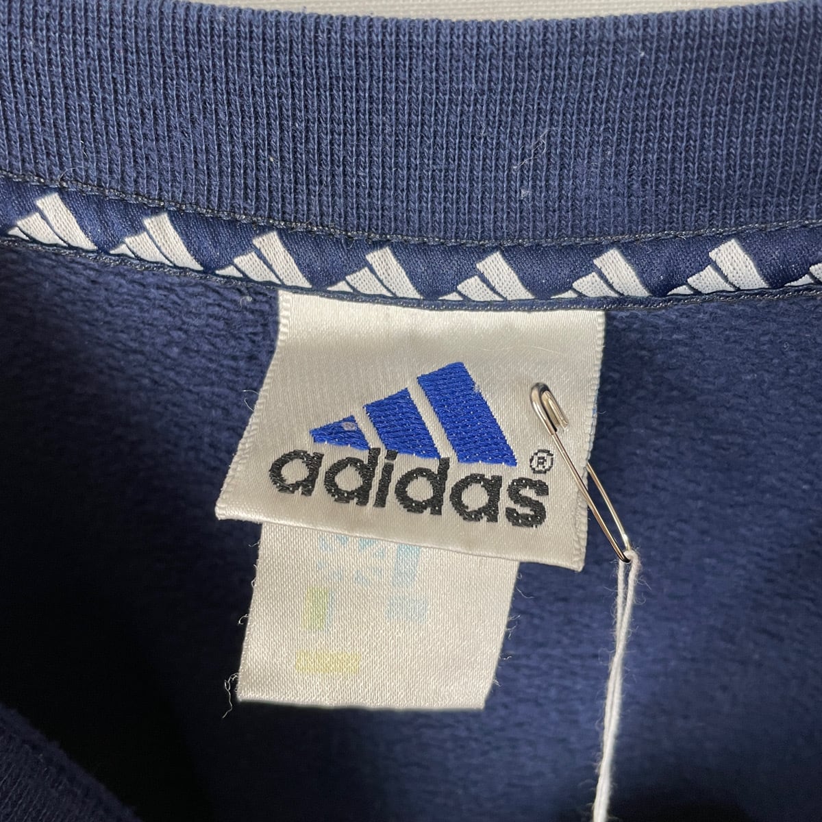 90s adidas スウェット アディダス ワンポイント 刺繍ロゴ 古着