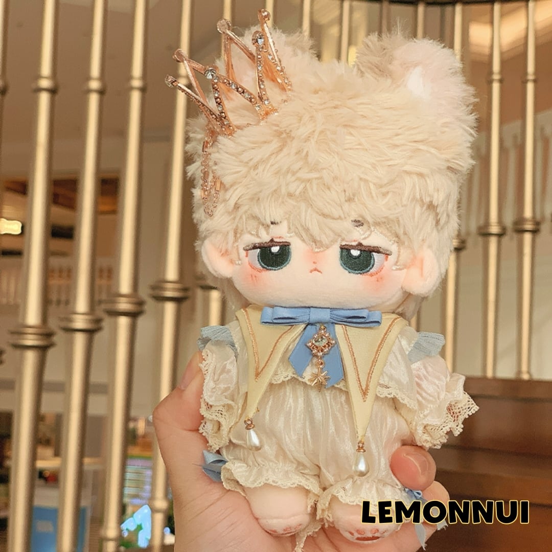 20cm ぬいぐるみ服 着せ替え 王子 王冠付き かっこいい ぬい活 推し活