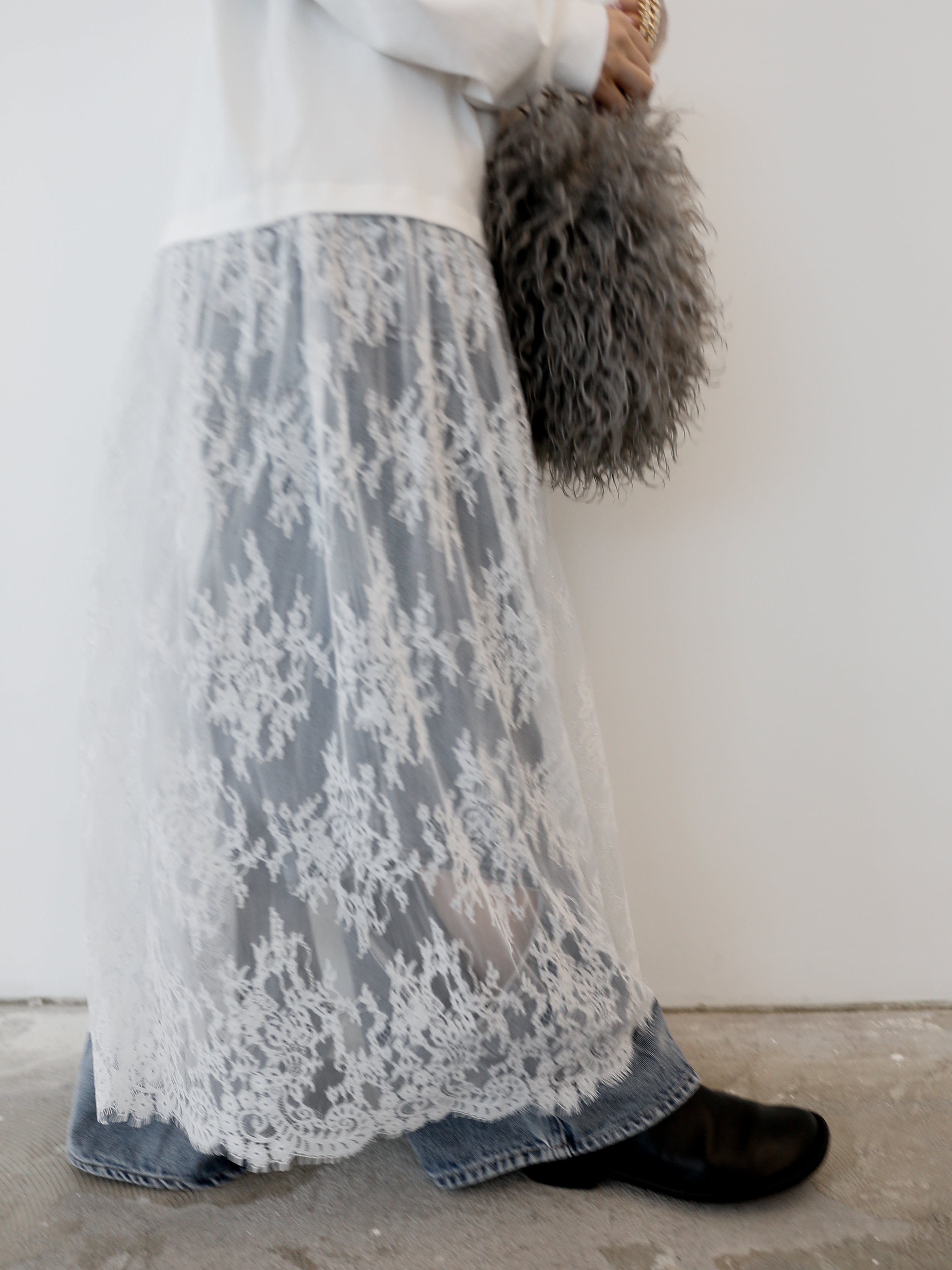 sheer lace combi onepiece | Katrin TOKYO