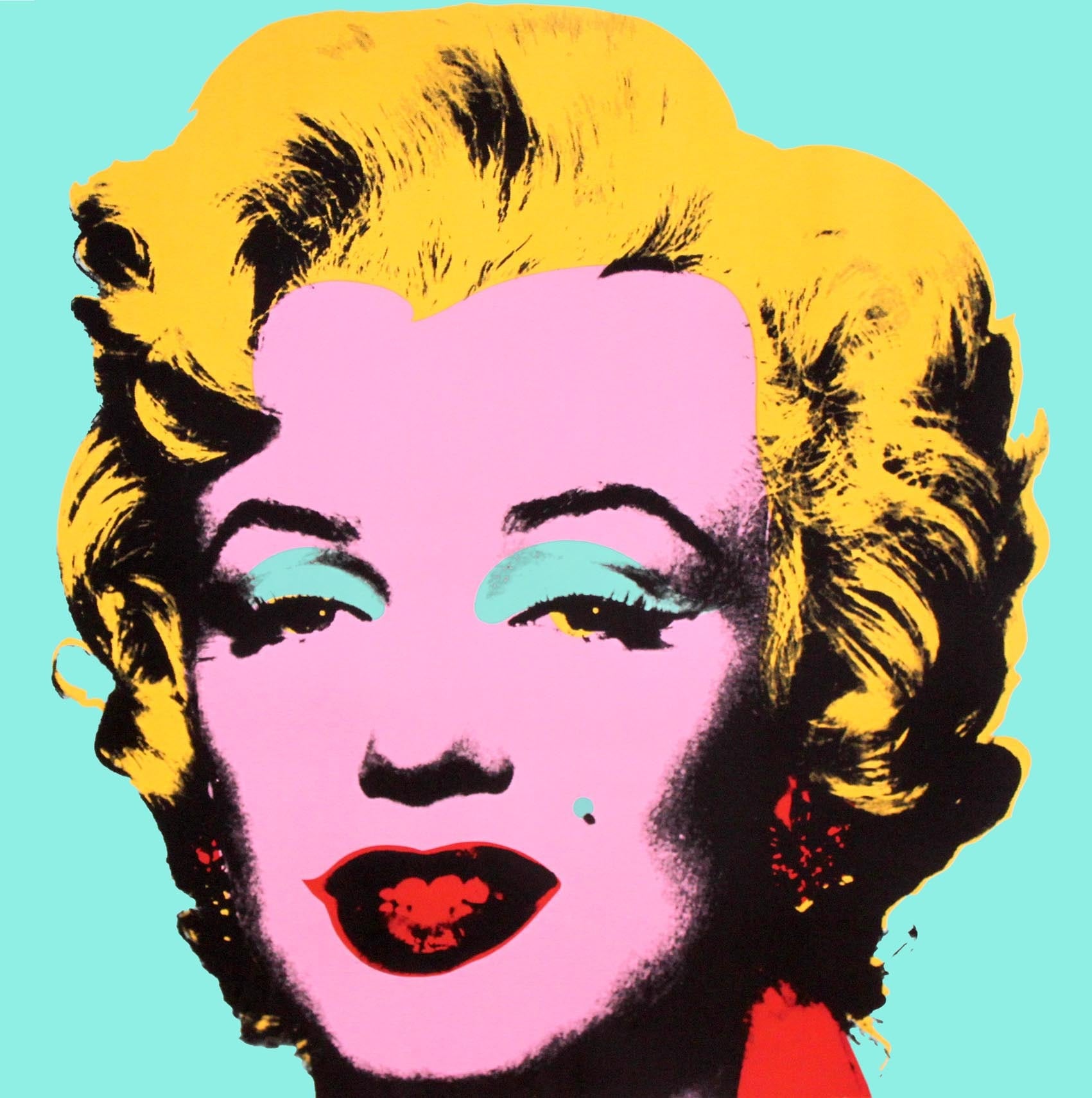 アンディ ウォーホル「マリリン モンロー(オン ブルー グラウンド)1967