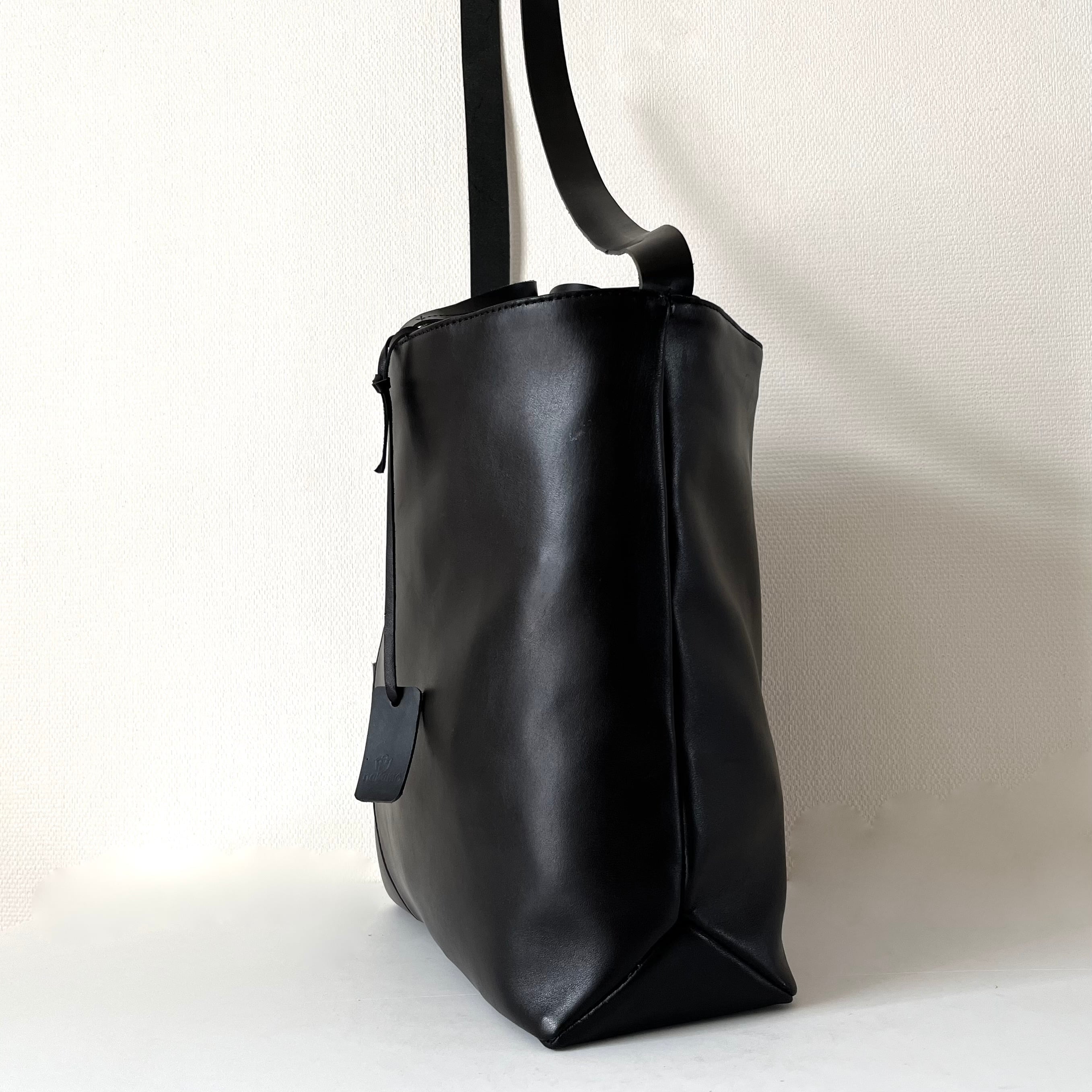 トートバッグ2Way A4対応 ラムレザー 大きめサイズ・ビジネスバッグ