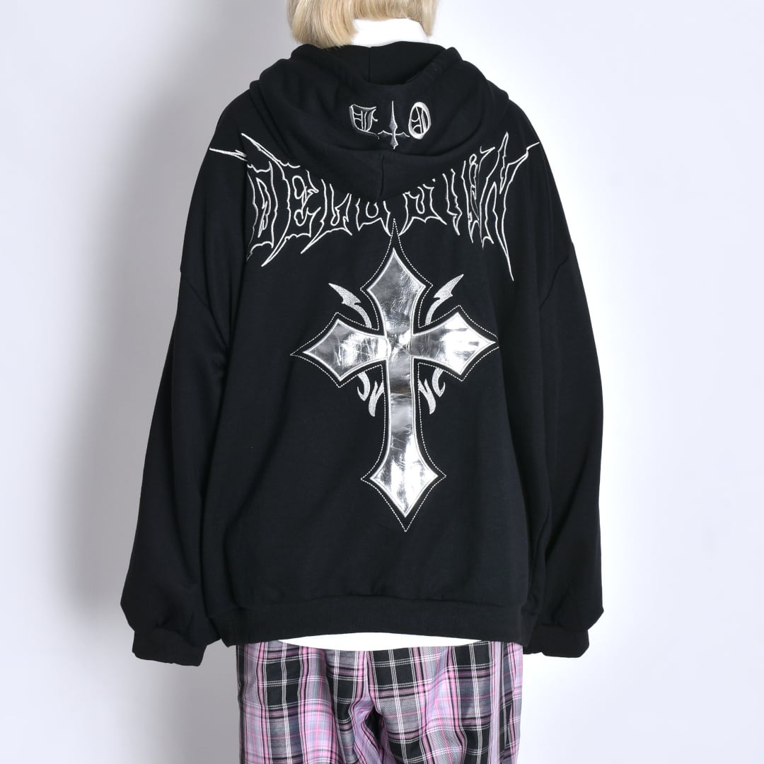 メタルクロスZIPパーカー | VOLCAN&APHRODITE