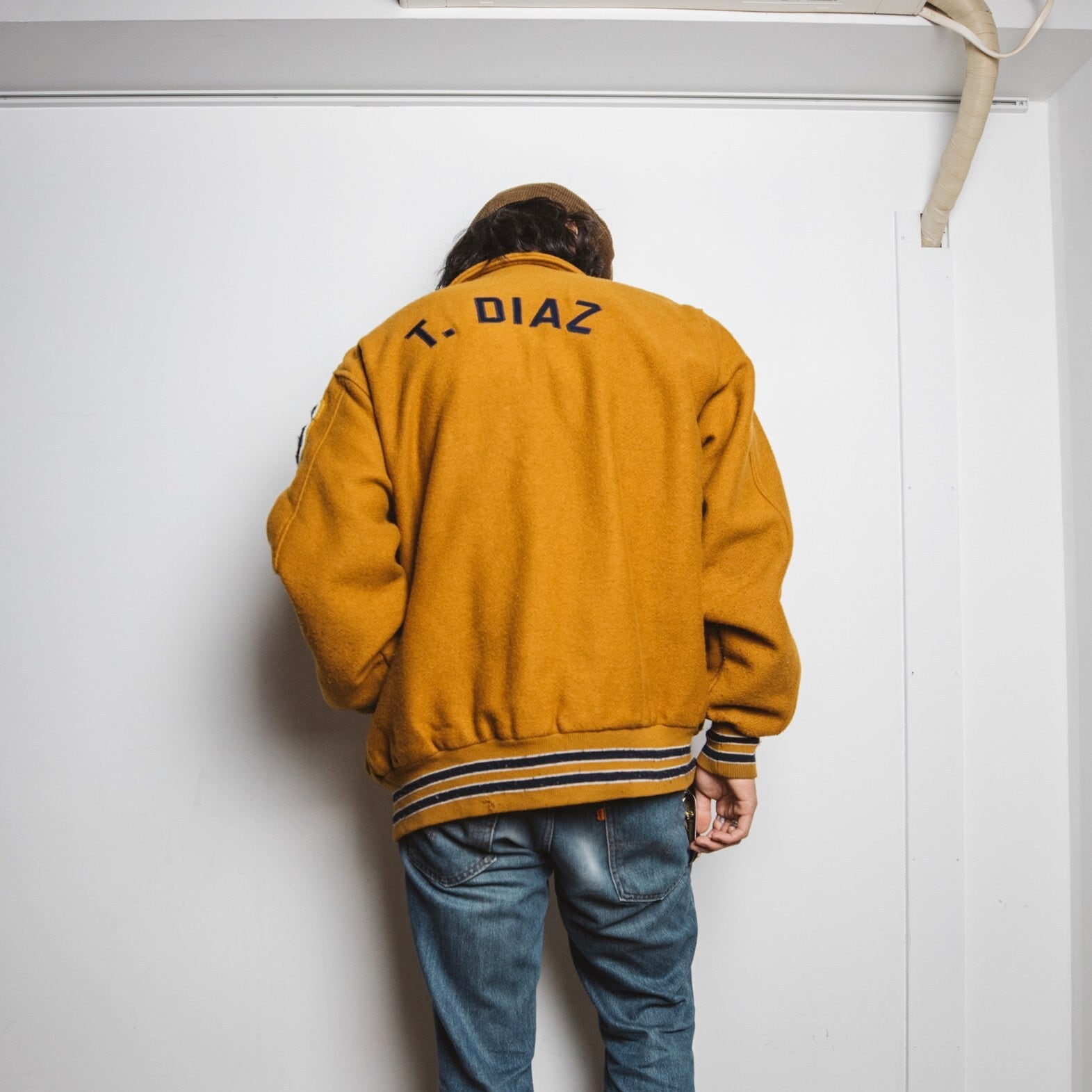 店長激推し❗️】90's メルトンウールスタジャン マスタード【1106A49