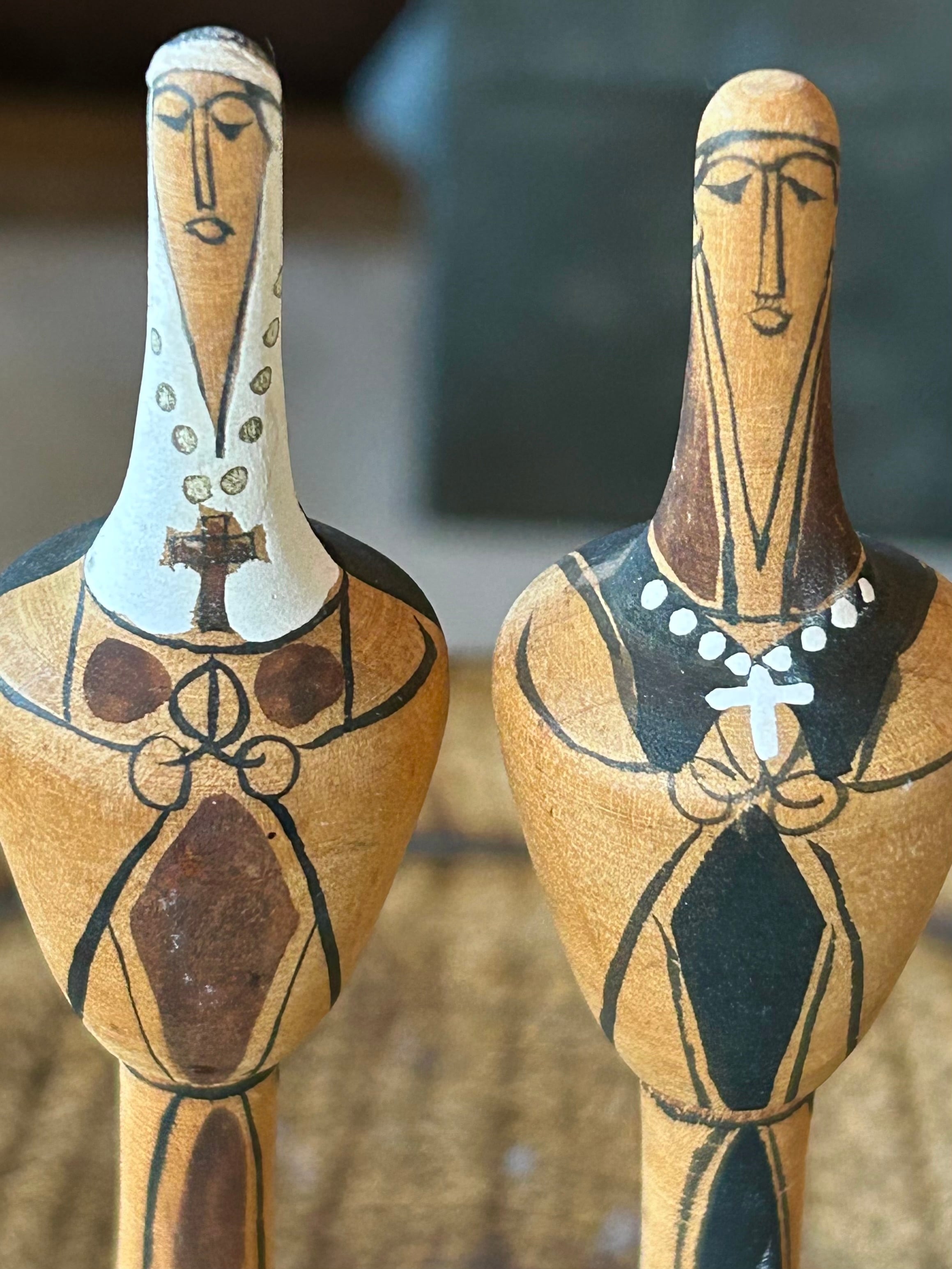 根本 勲（土龍） シスターこけし 2体セット｜函館 修道女 | choice