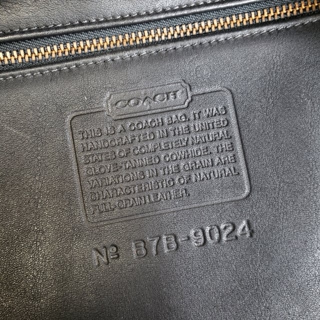 オールドコーチ ☆USA製 レザー エルゴ ハンドバッグ ブラック COACH