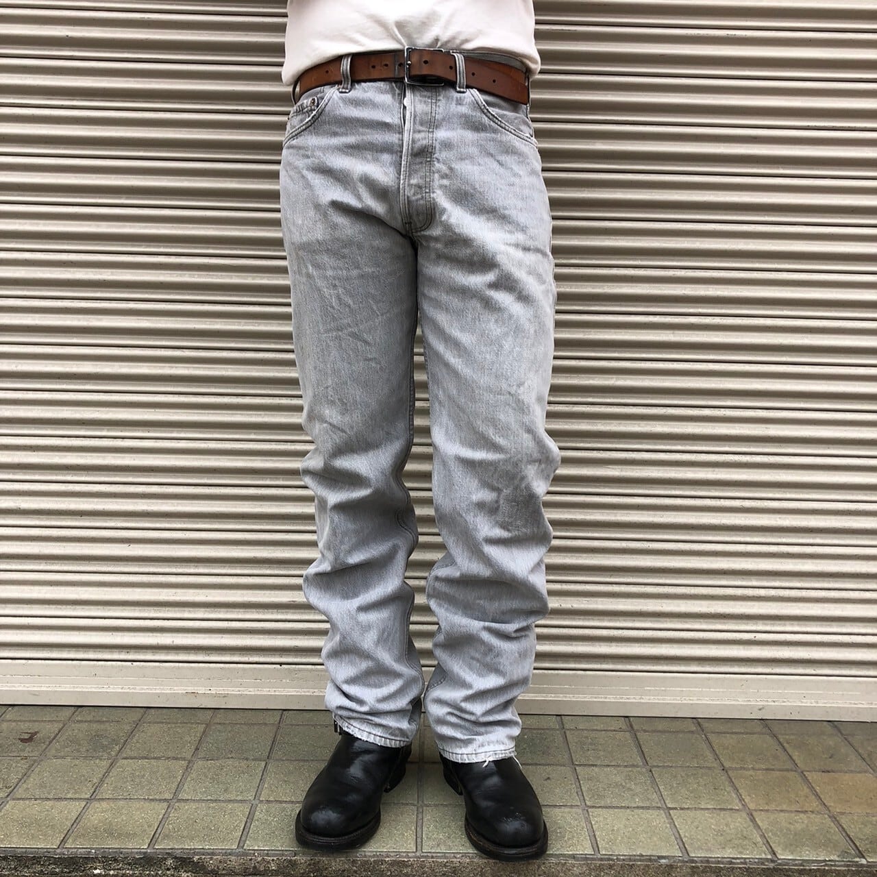 貴重 先染めブラック Levis 501 USA製 90s リーバイス ブラックデニム