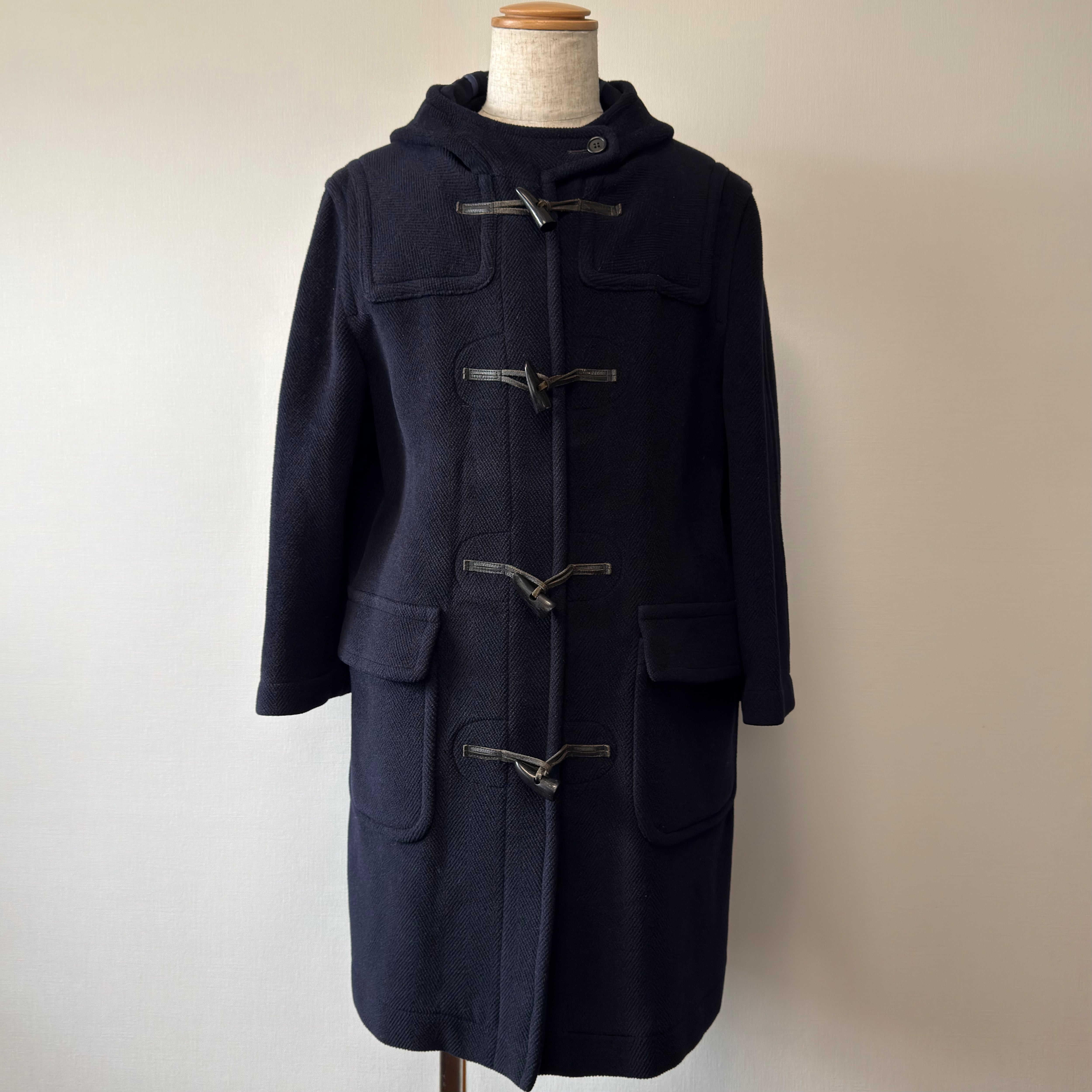 OLD ENGLAND 《women's》 80-90s イギリス製 ヘリンボーン ウール