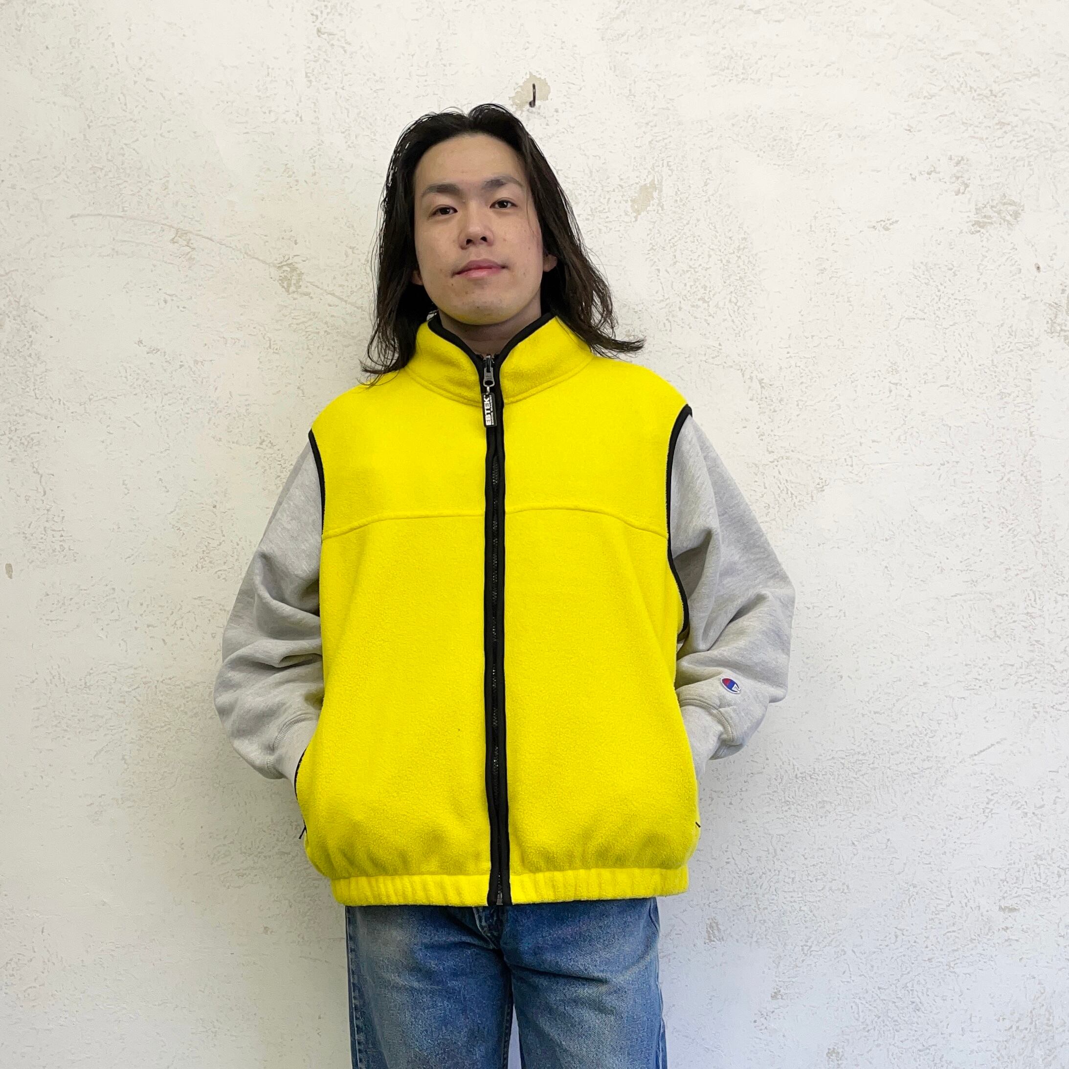 90's EBTEK by Eddie Bauer Fleece Vest size/XL エブテック エディー