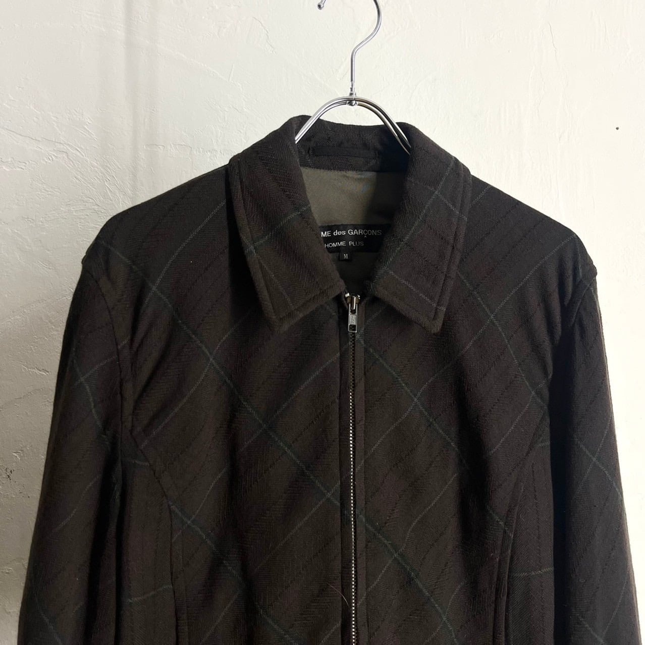 97AW COMME des GARCONS HOMME PLUS Zip-up Wool Blouson 