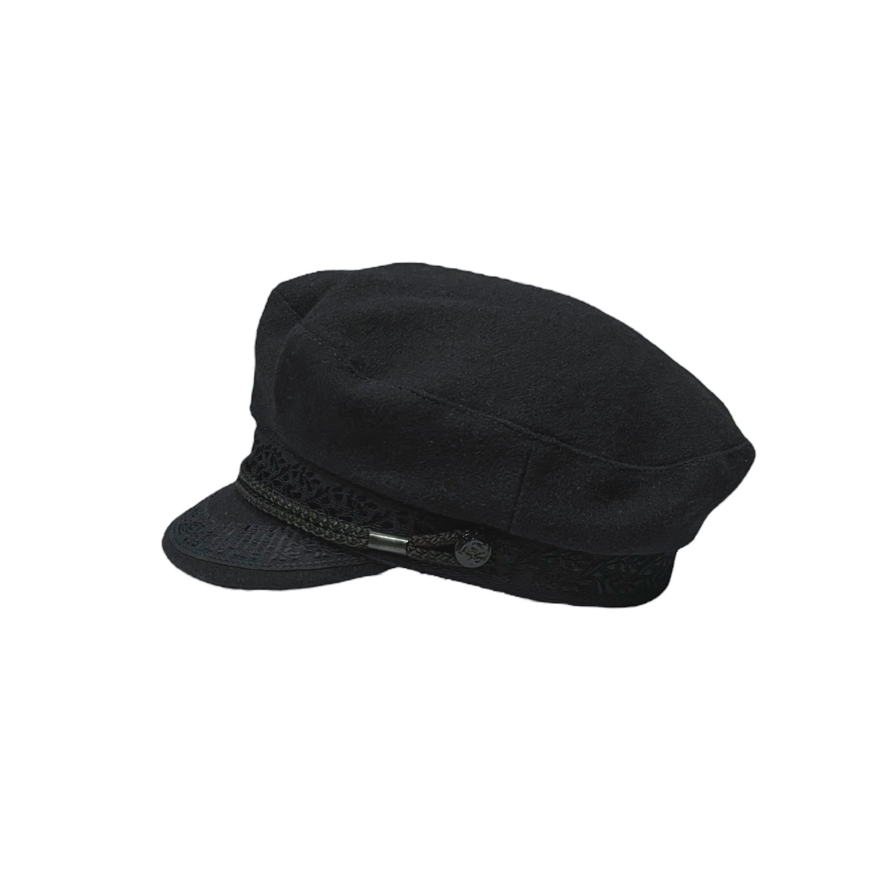 James Lock (LOCK & CO) Wool Skipper Marine Cap Dark Navy