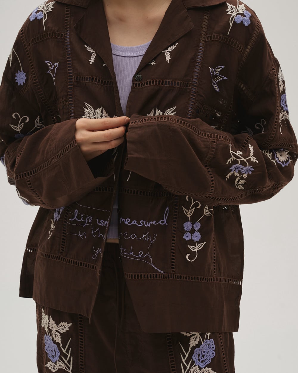 TODAYFUL Embroidery Patchwork Shirts エンブロイダリーパッチワーク